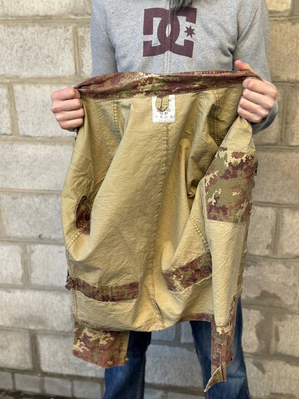 Aeronautica Militare Vintage Italian Army Vegetato Camo Jacket Fur Hood Military Size US M / EU 48-50 / 2 - 12 Thumbnail