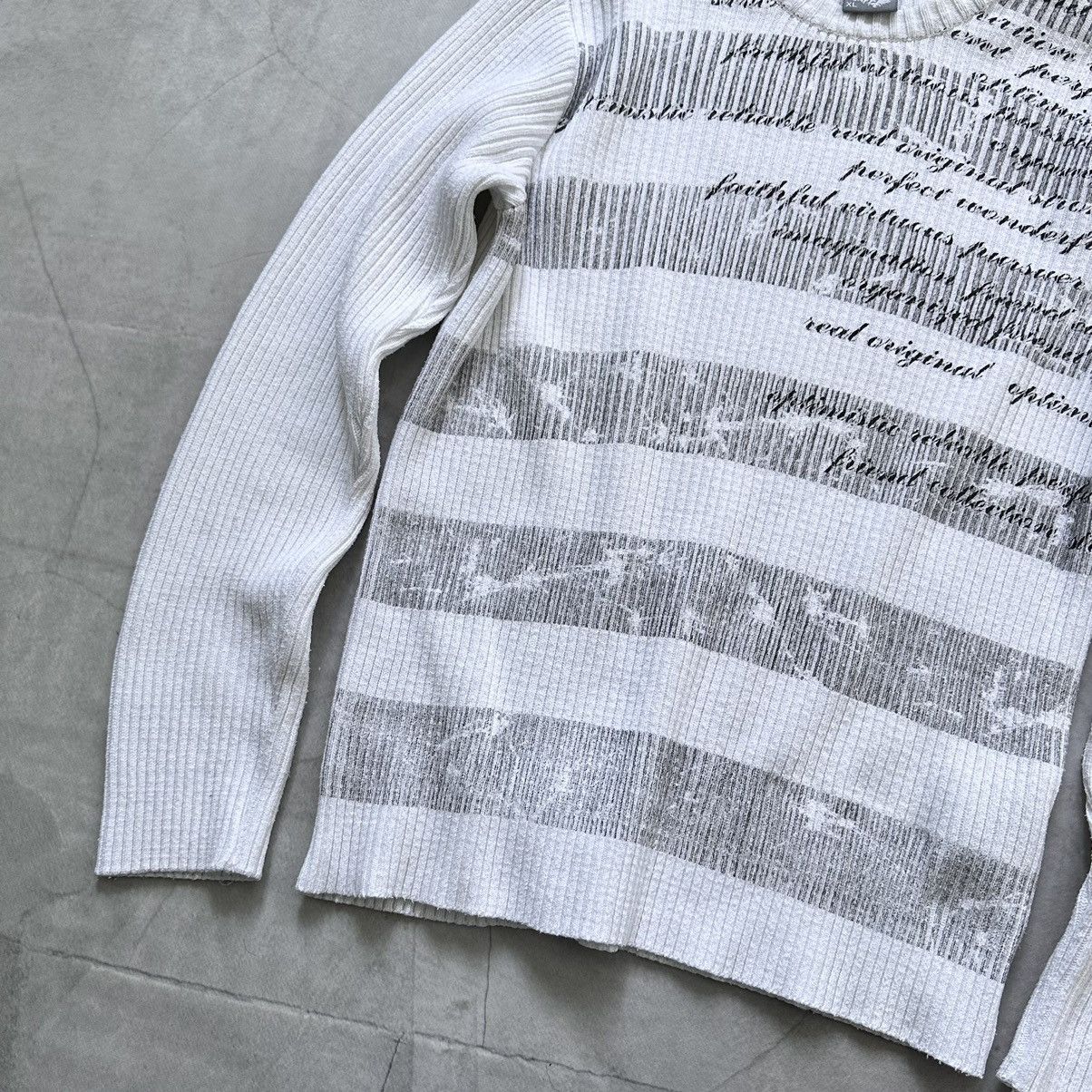 Hysteric Glamour × Undercover Punk Poem Hysteric Glamour Vibe Striped Rib Sweater Impala Size US XL / EU 56 / 4 - 5 Thumbnail