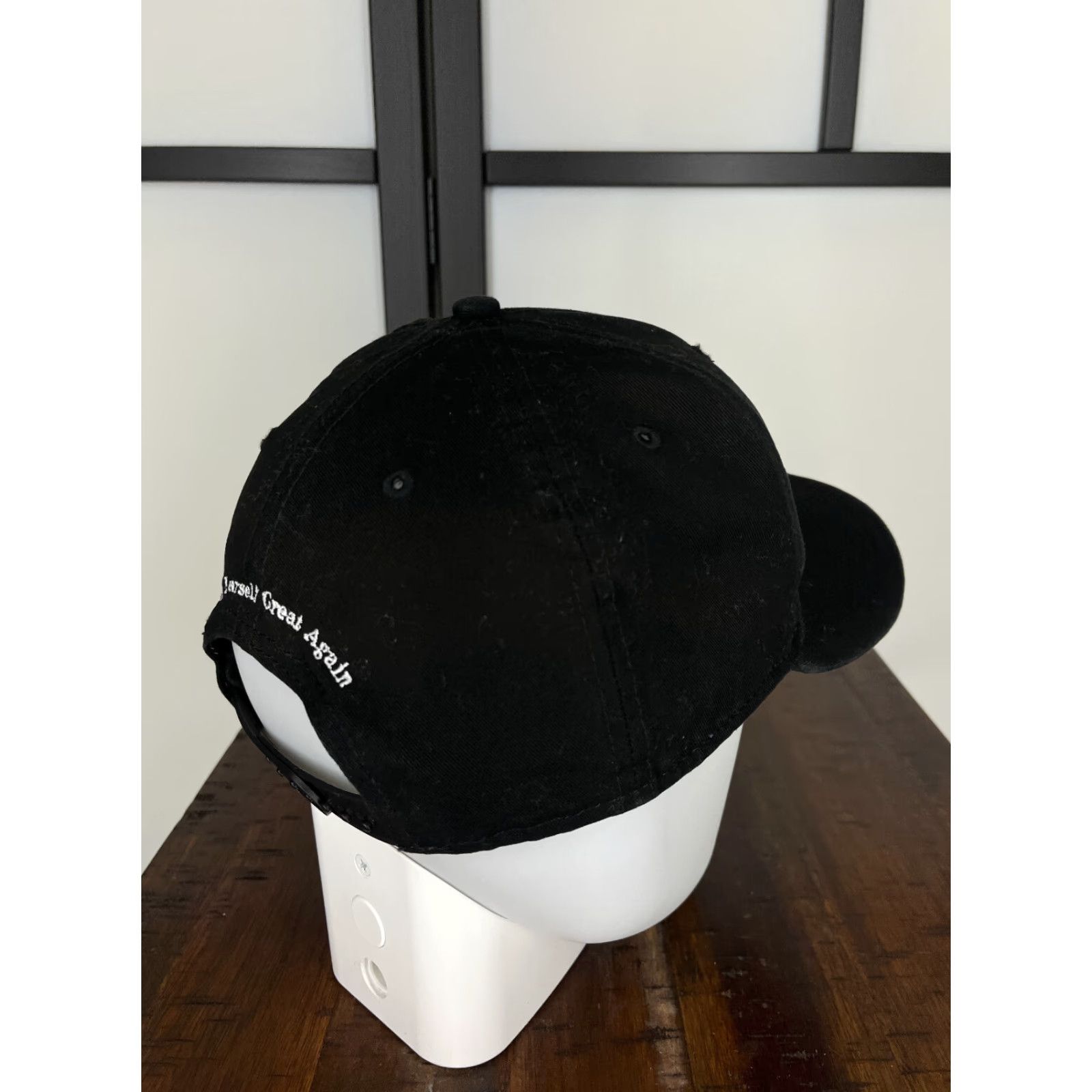New Era New Era Hat Adult OS Black 9Fifty Cotton Snap Back Podcast Size ONE SIZE - 7 Thumbnail