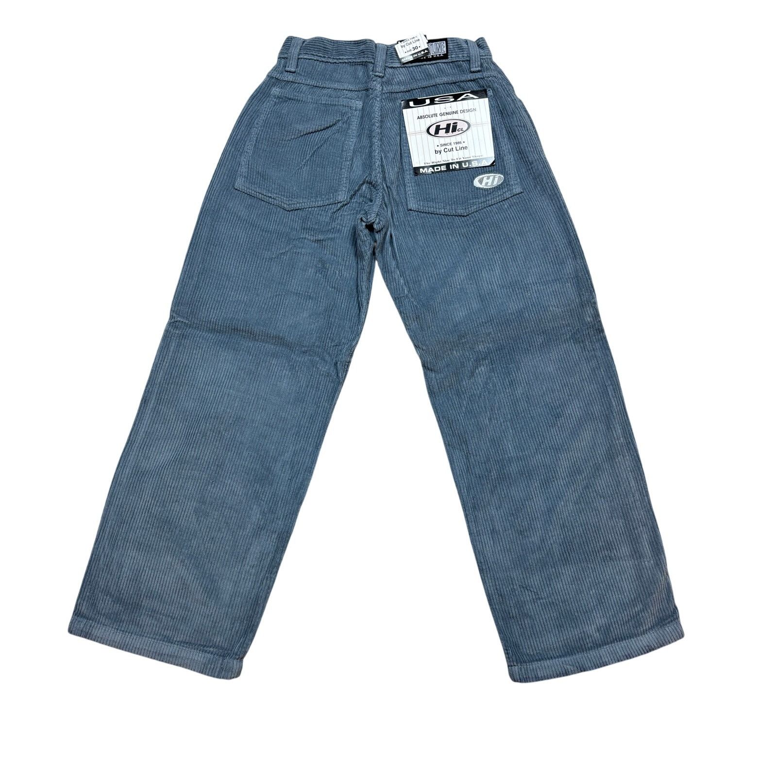 Vintage NWT Deadstock Vintage Hi Cutline Corduroy Baggy Pants 30x30 Size US 30 / EU 46 - 1 Thumbnail