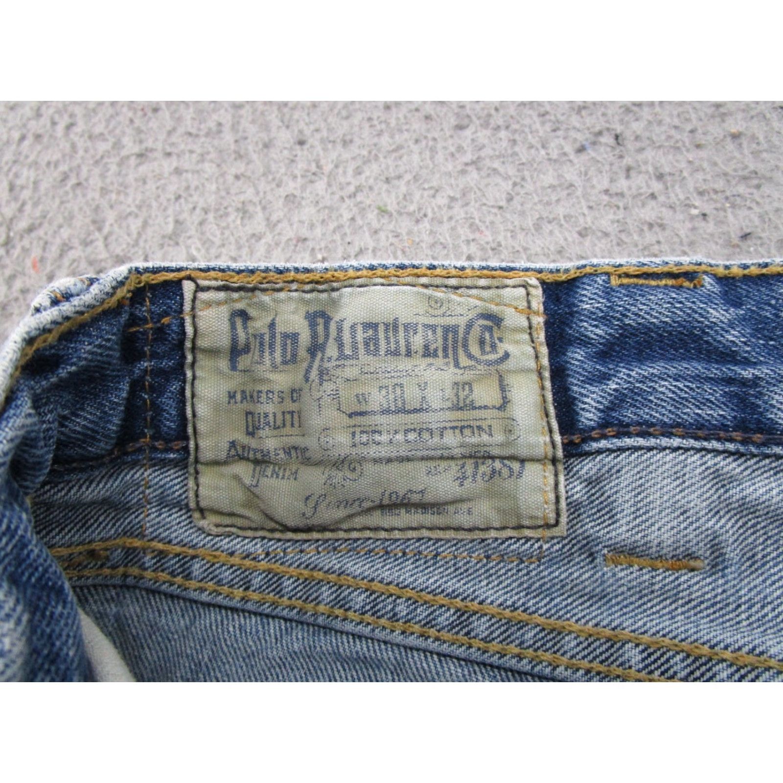 Polo Ralph Lauren Polo Ralph Lauren Jeans Mens 38x32 Blue 100% Cotton Hampton Straight Y2K Skater Shirt Hoodie Hat Size US M / EU 48-50 / 2 - 4 Thumbnail