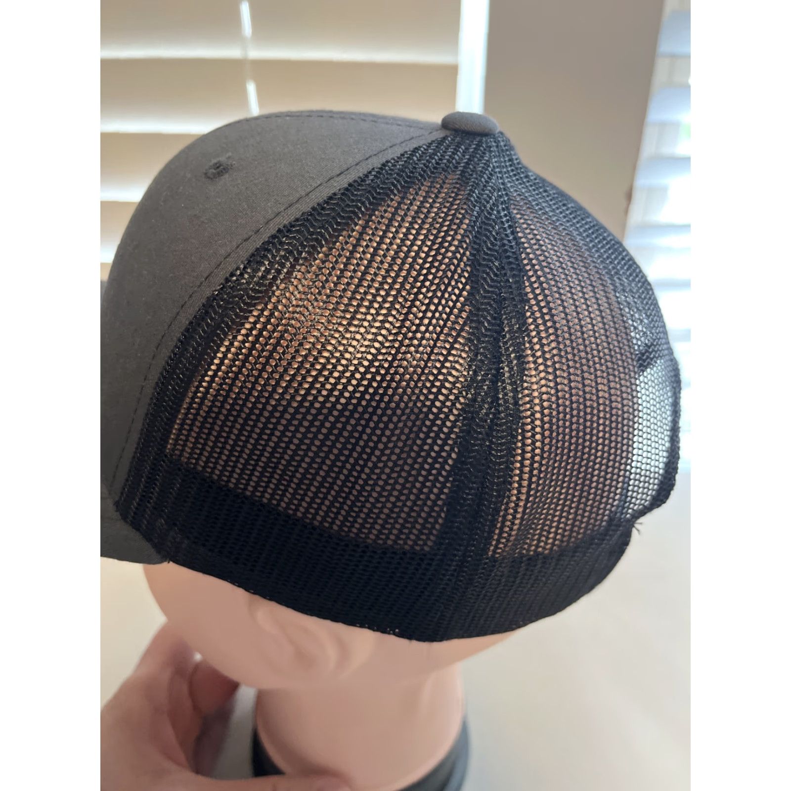 Vintage Danger Close Delivery Hat Yupoong SnapBack One Size Men Gray Cotton Polyester Spandex Canvas Adjustable Stickers Size ONE SIZE - 4 Thumbnail