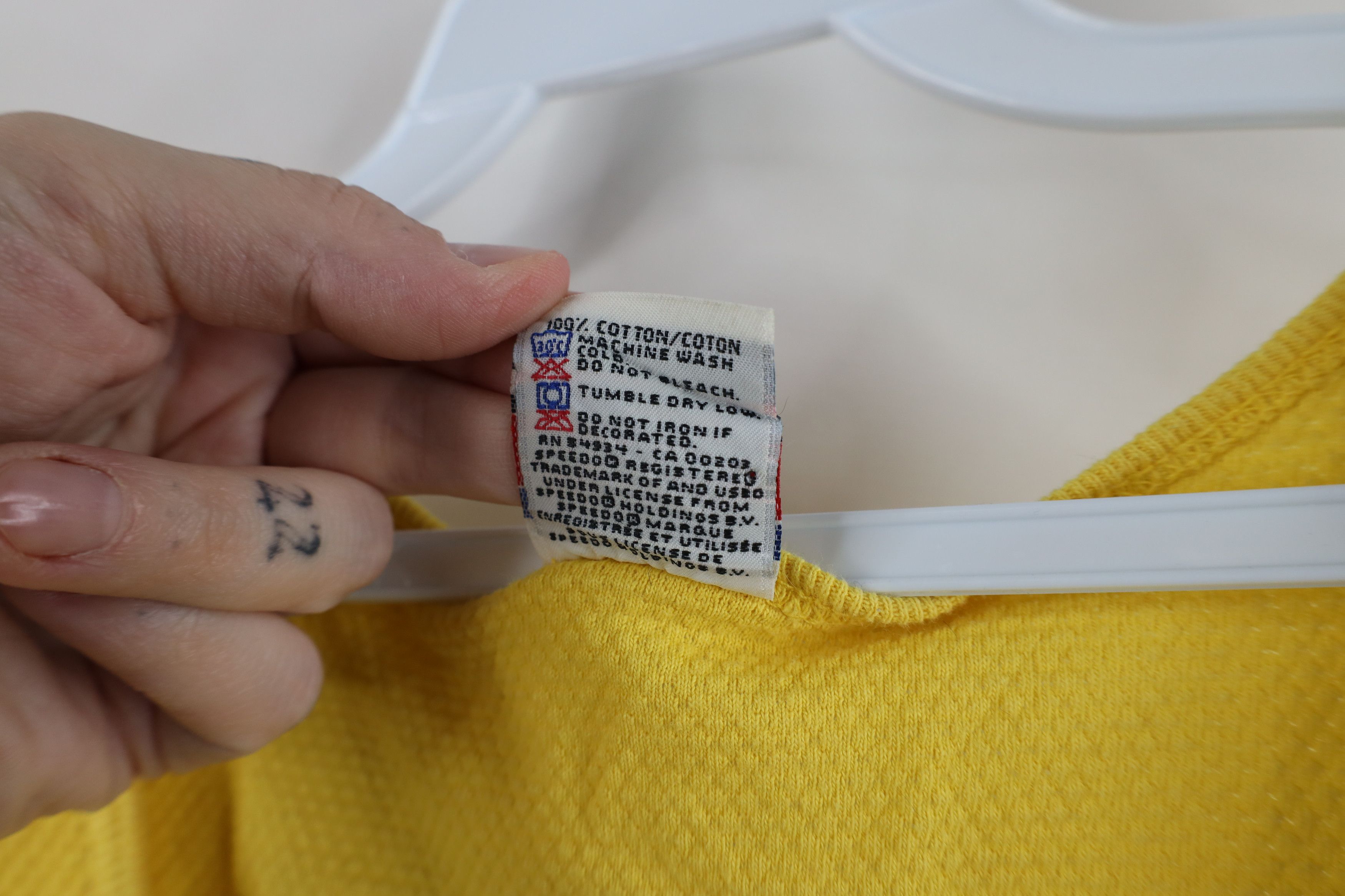 Speedo × Vintage Vintage 90s Speedo Spell Thermal Knit Tank Top T-Shirt USA Size US XL / EU 56 / 4 - 7 Thumbnail