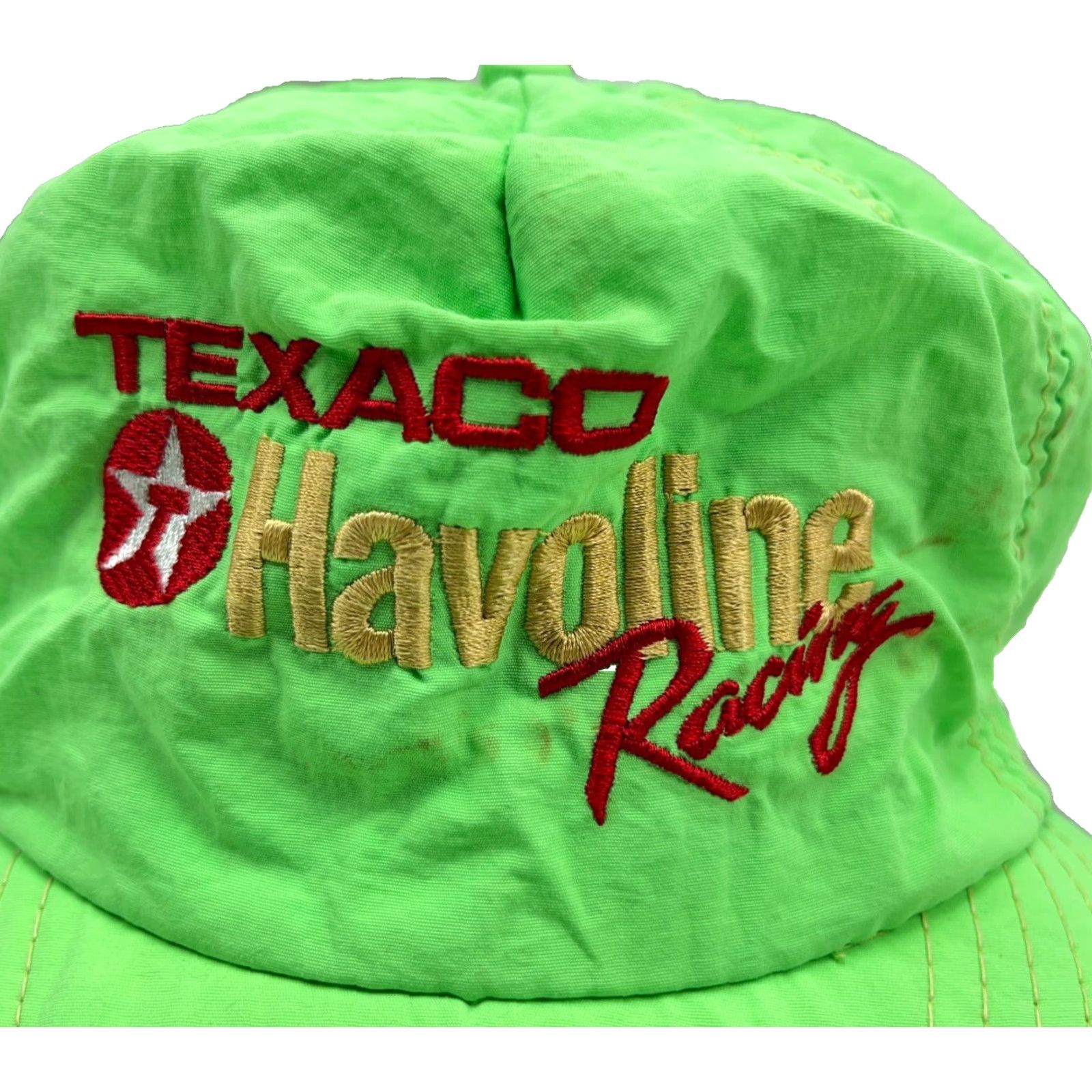 Vintage VINTAGE Texaco Trucker Hat Cap Snap Back Green Havoline Racing USA Nylon 80s Sports Image Men Adjustable Lightweight Outdoor Classic Logo 80s 90s Size ONE SIZE - 2 Thumbnail