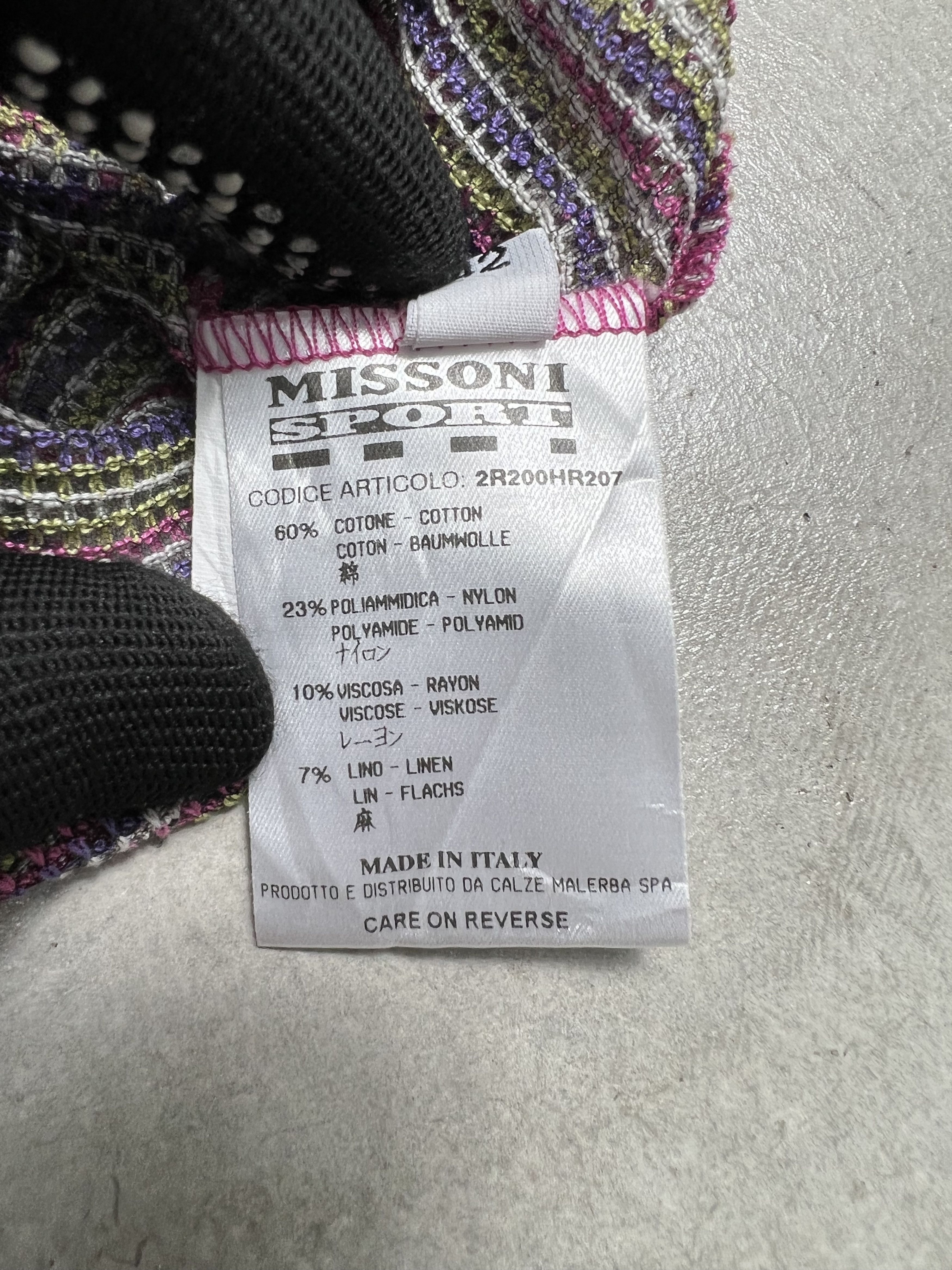 Missoni MISSONI Sport Knit Polyester Blouse (42) GTMPT413 Size M / US 6-8 / IT 42-44 - 6 Thumbnail