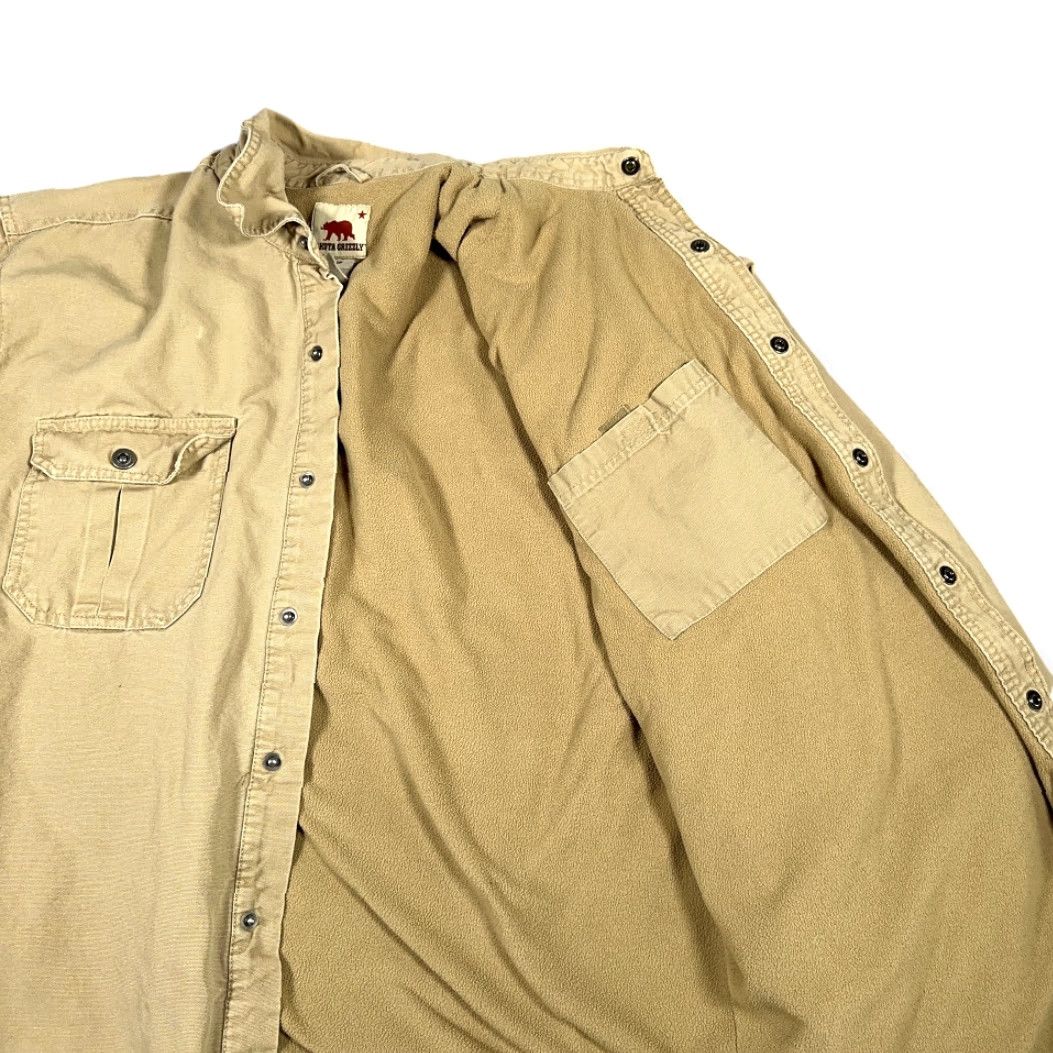 Vintage Dakota Grizzly Shirt Adult XL Brown Lined Shacket Canvas Workwear Barn Size US XL / EU 56 / 4 - 7 Thumbnail