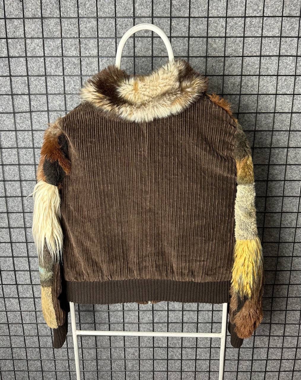 Japanese Brand Avant garde Fur faux coat jacket womans size M/L Size M / US 6-8 / IT 42-44 - 9 Thumbnail