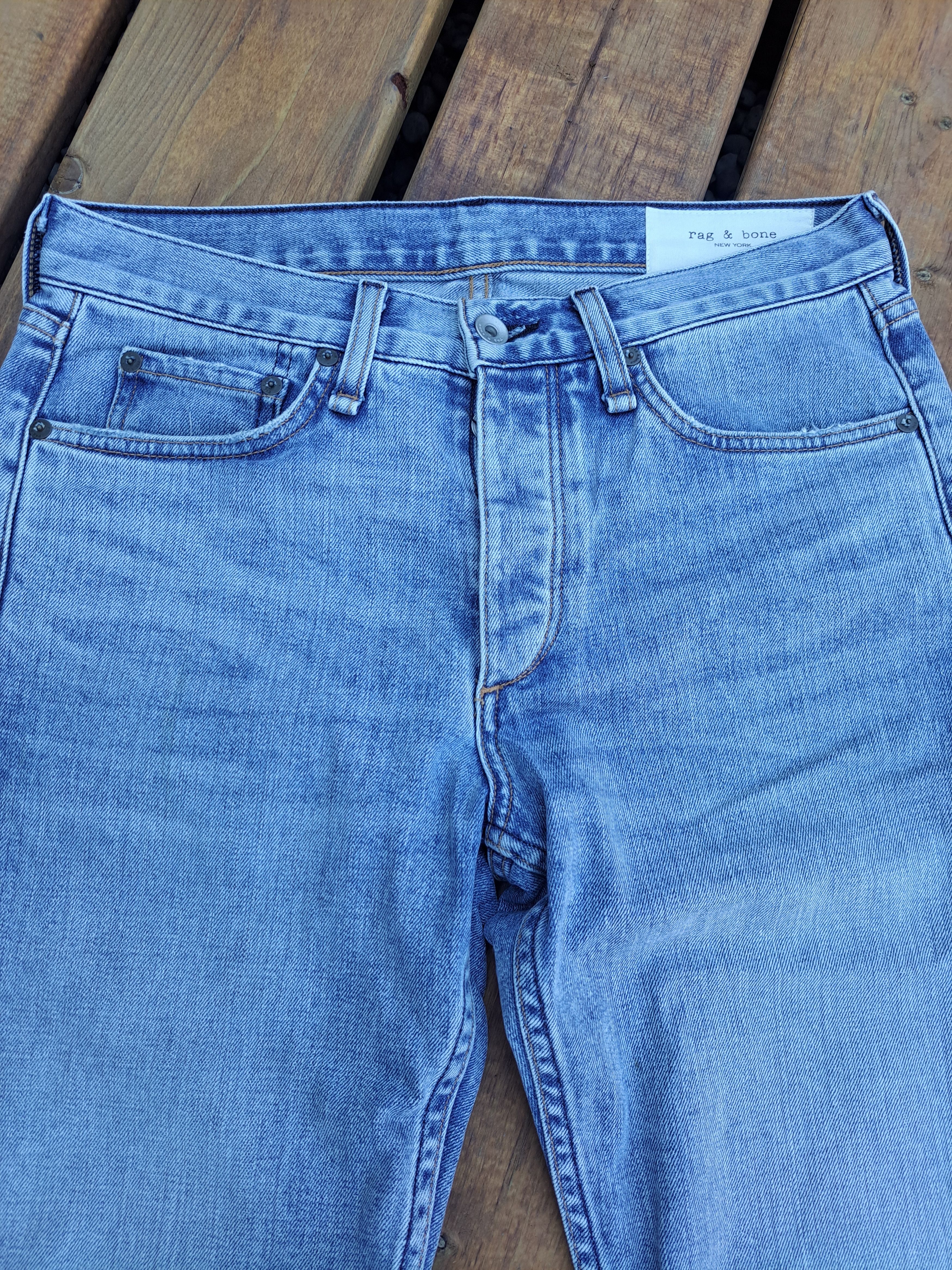 Rag & Bone Light Wash Fit 2 Size US 29 - 2 Thumbnail