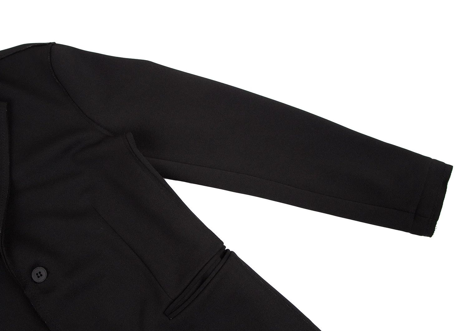 Emporio Armani Outseam Fleece-Lined 2B Jacket in Black, Size XL Size US XL / EU 56 / 4 - 7 Thumbnail