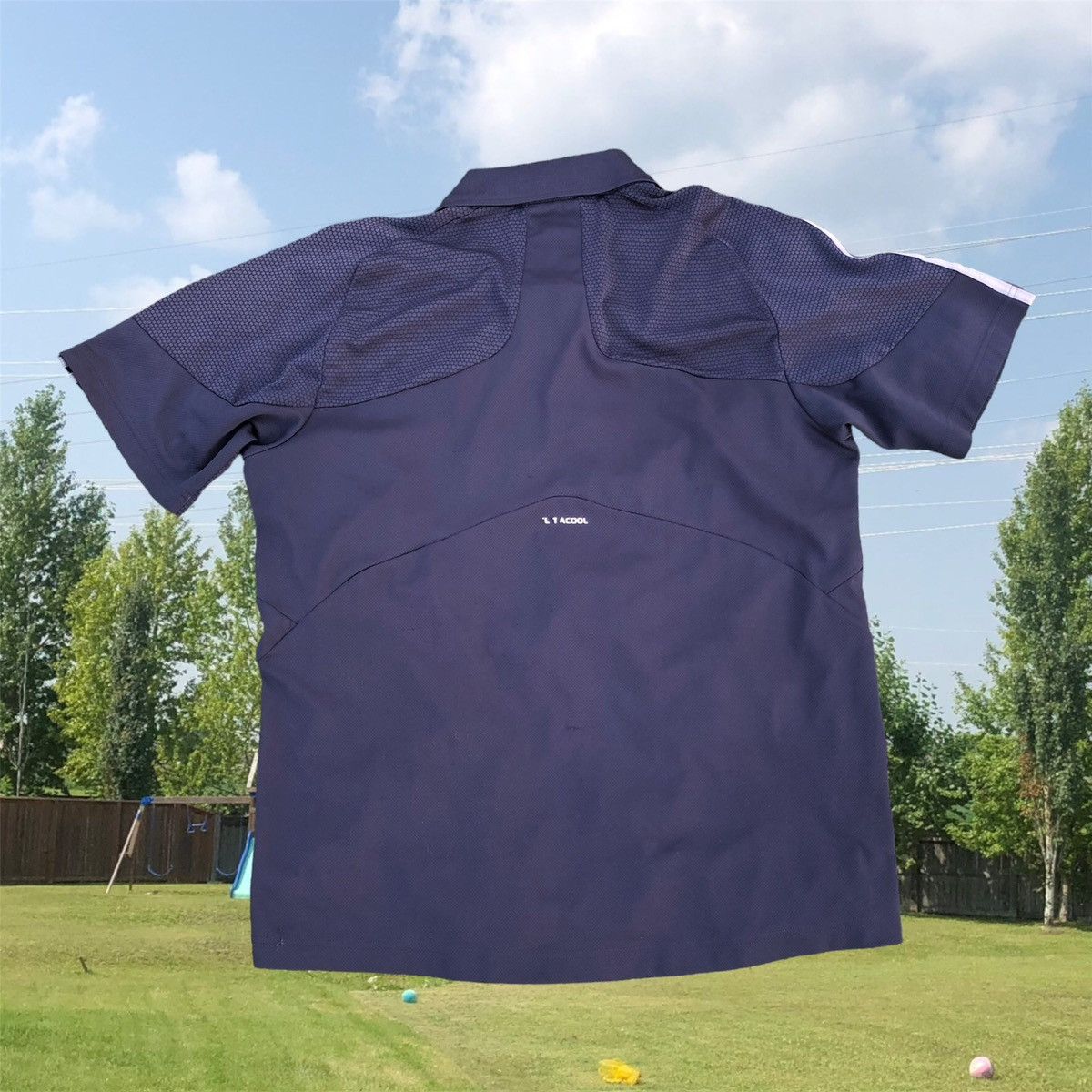 Adidas Adidas climacool polo shirt Size US L / EU 52-54 / 3 - 3 Thumbnail