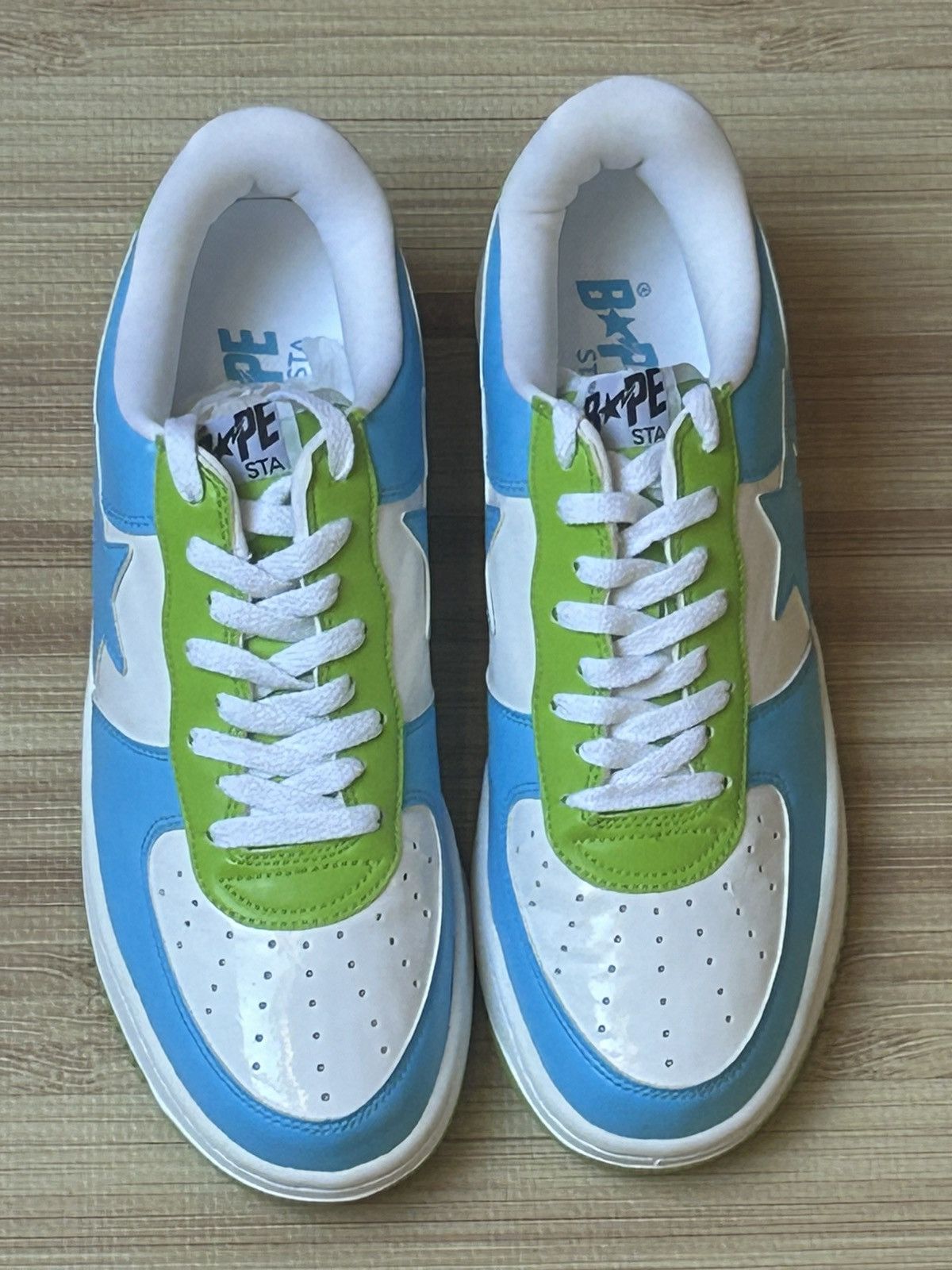 Bape 2005 Bapesta DS blue/green 10.5 Size US 10.5 / EU 43-44 - 2 Thumbnail