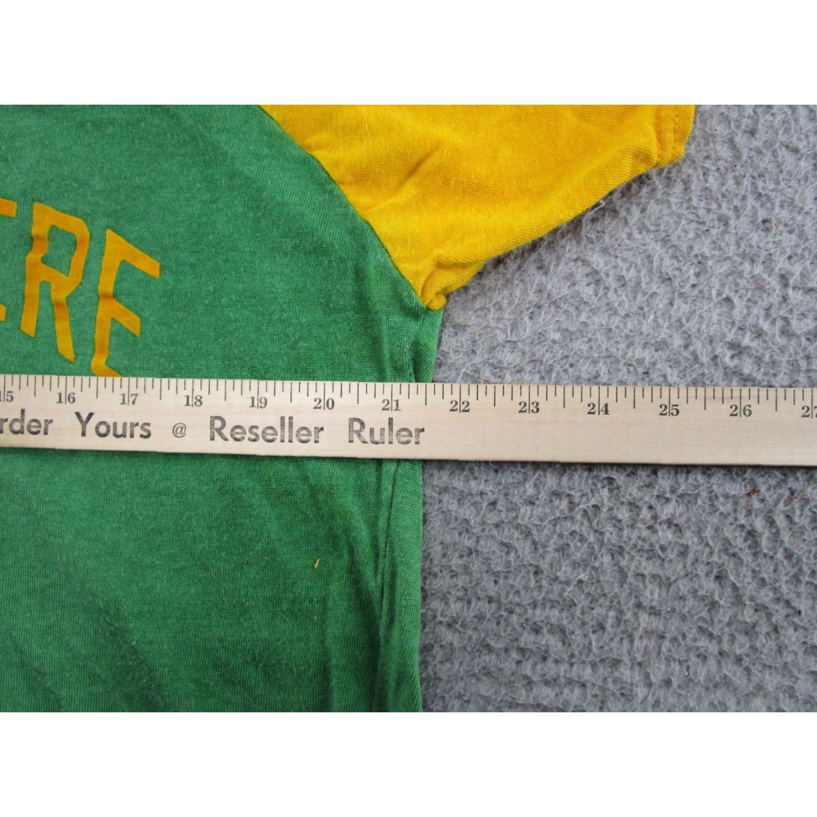 John Deere VINTAGE John Deere T-Shirt Mens Size L Green 1970s 80s Spell Out Graphic Crew Neck Cotton Short Sleeve Shirt USA Theme Size US L / EU 52-54 / 3 - 5 Thumbnail