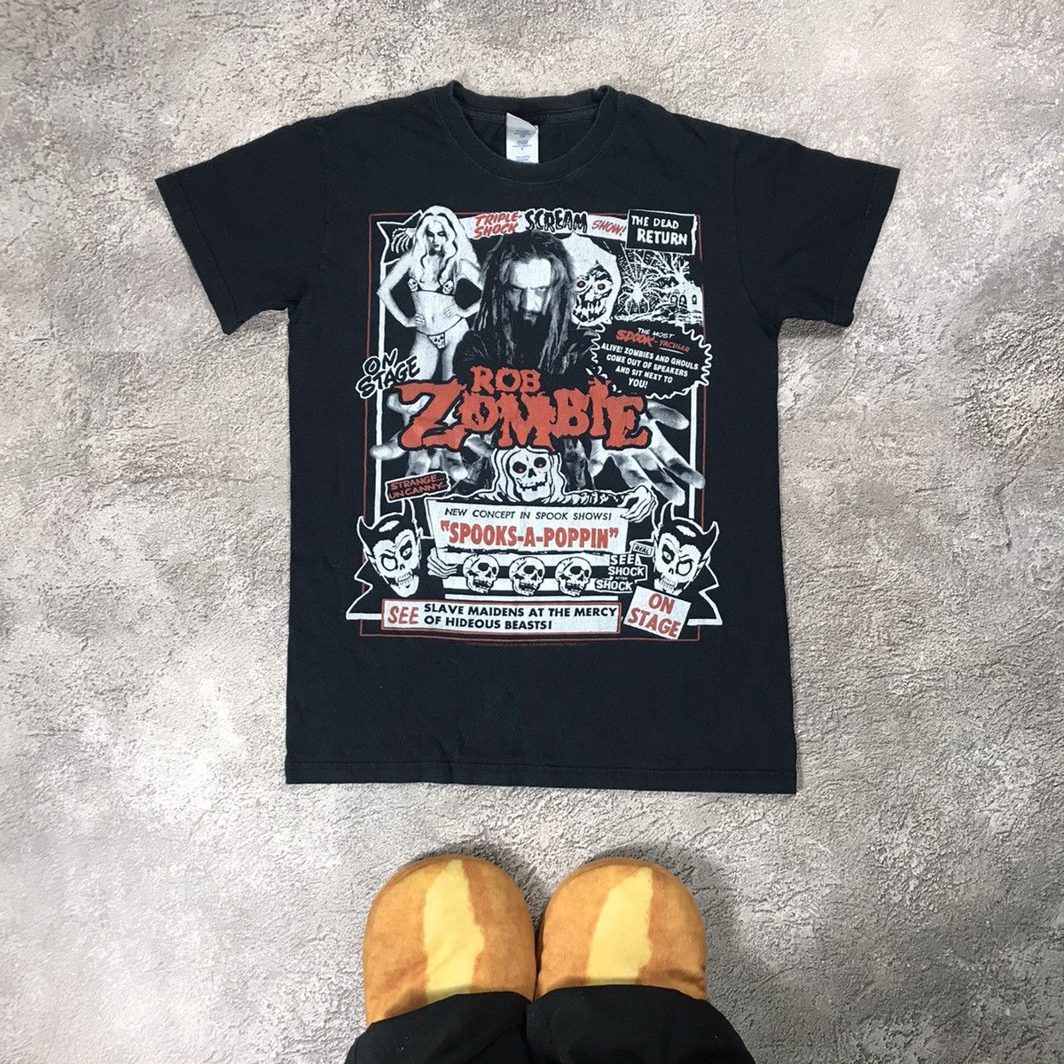 Vintage Vintage Y2K Rob Zombie Graphic Tee Horror Punk Streetwear S Size US S / EU 44-46 / 1 - 1 Thumbnail