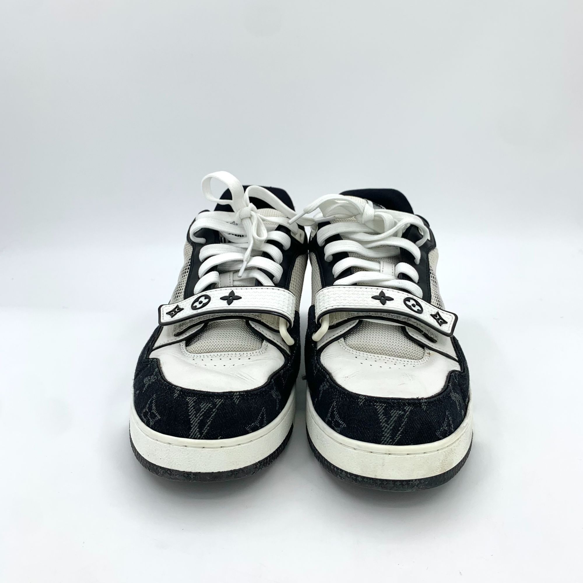 Louis Vuitton Louis Vuitton Mens Lv Trainer Sneakers Size 43 / 9 Black Whi Size US 9.5 / EU 42-43 - 7 Thumbnail