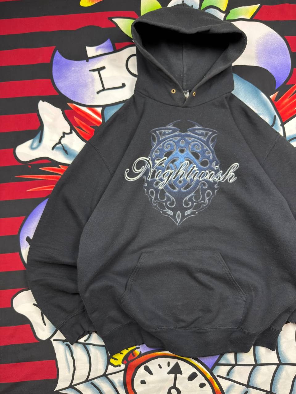 Band Tees Vintage Nightwish Dark Passion Play Hoodie Band 00s size M Size US M / EU 48-50 / 2 - 2 Thumbnail