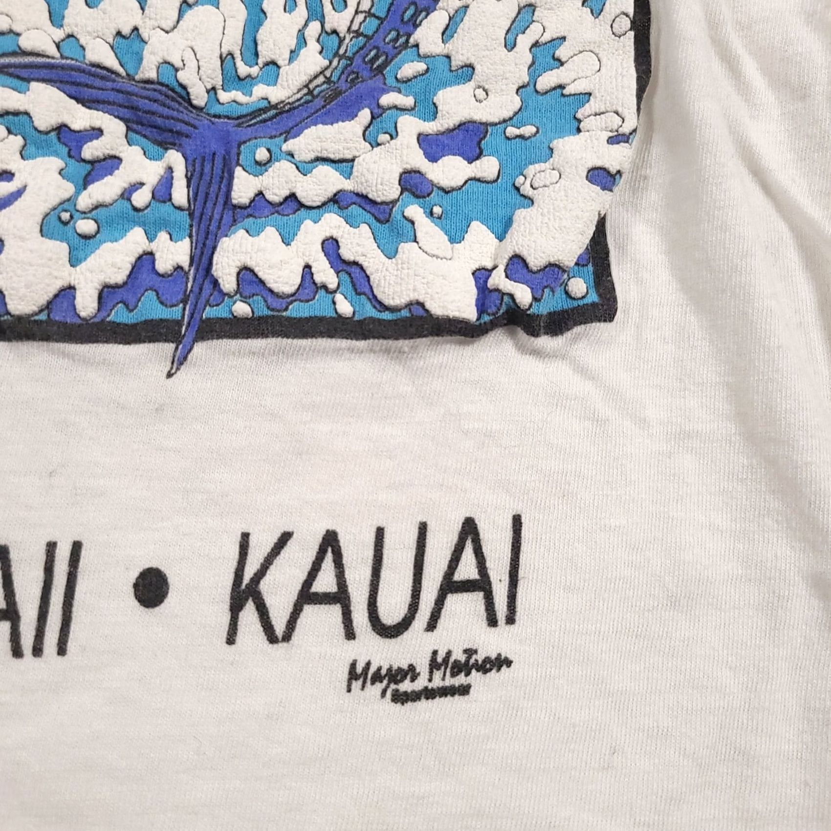 Vintage VINTAGE Blue Water Country Shirt Mens Small White Hawaii Marlin Maui Kauai 90s Tee Size US S / EU 44-46 / 1 - 4 Thumbnail