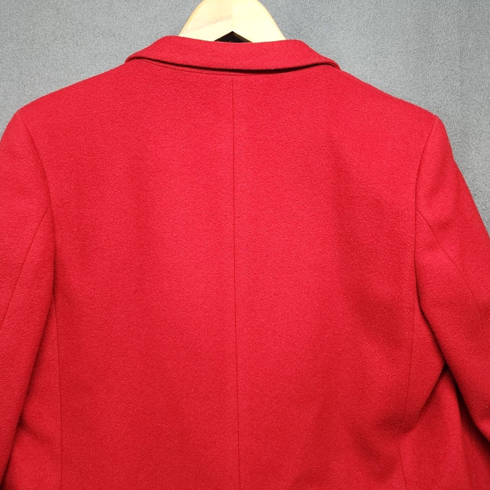 Vintage LL Bean Blazer Womens 12 R Red Single Button Lined Notch Lapel Cardigan? No, Blazer. Size XL / US 12-14 / IT 48-50 - 7 Thumbnail