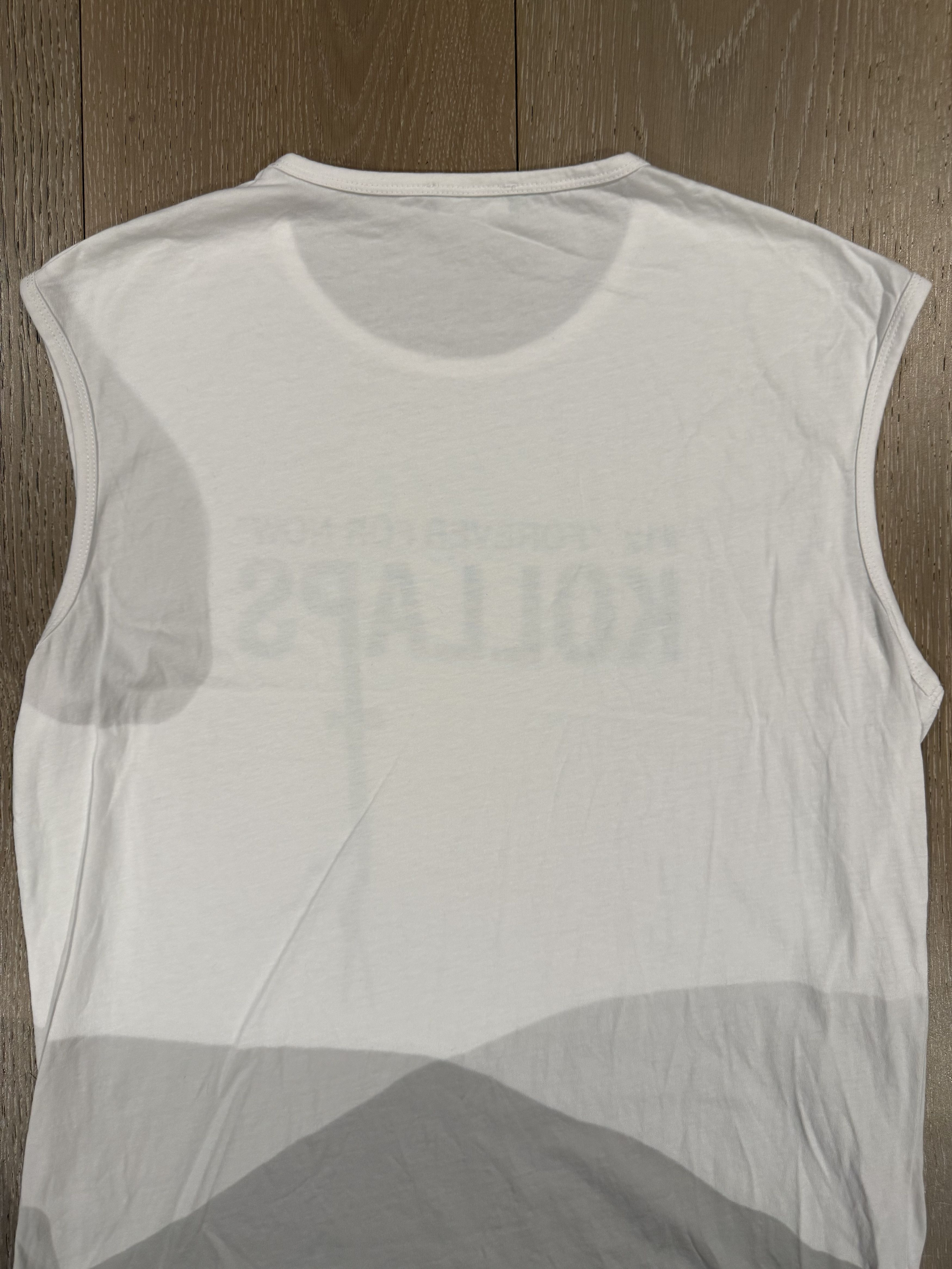 Raf Simons 💚 Raf Simons Redux Kollaps Tank Top White X-Large Size US XL / EU 56 / 4 - 6 Thumbnail
