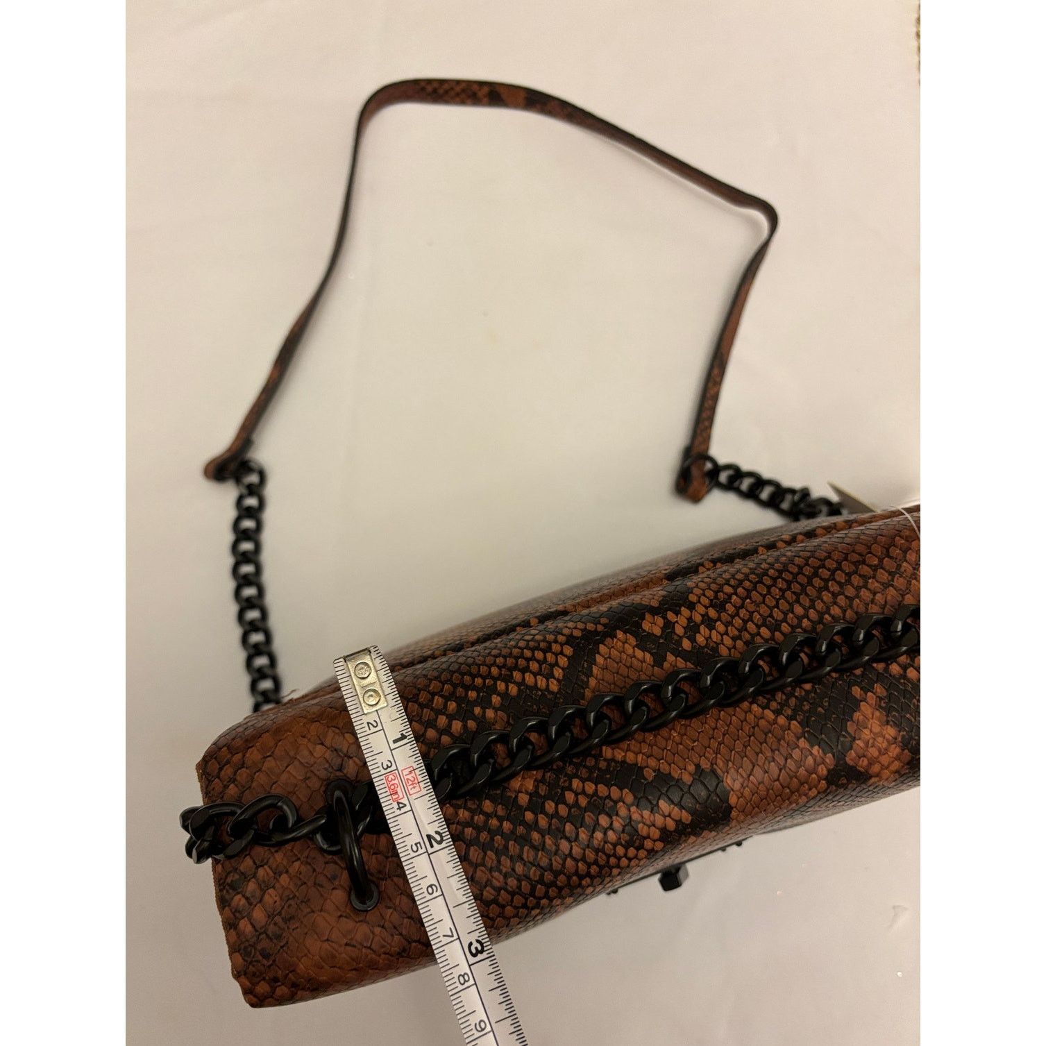 Nicole Miller NICOLE MILLER Reptile Print Faux Leather Crossbody Bag | NWT Size ONE SIZE - 6 Thumbnail