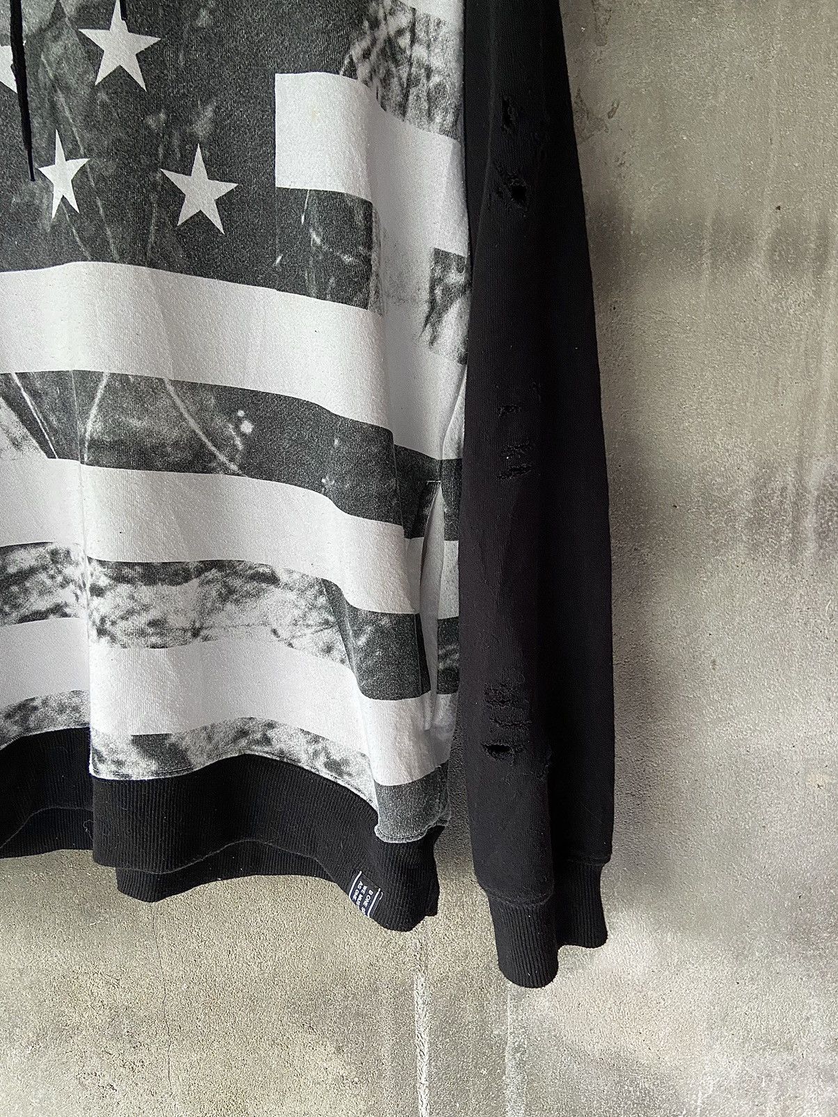 Hysteric Glamour × If Six Was Nine × Japanese Brand B ONE SOUL DISTRESSED HOODIE AMERICAN FLAG Size US L / EU 52-54 / 3 - 6 Thumbnail