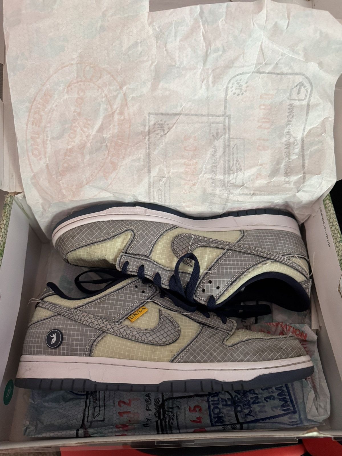 Nike NIKE Dunk Low Union Pistachio Size US 8.5 / EU 41-42 - 1 Thumbnail