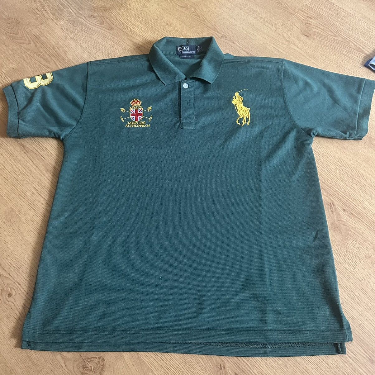 【イギリス国旗】ラルフローレン　ポロシャツ　mercer polo team POLO ラルフローレン ポロシャツ イギリス国旗 165/92A M - メルカリ