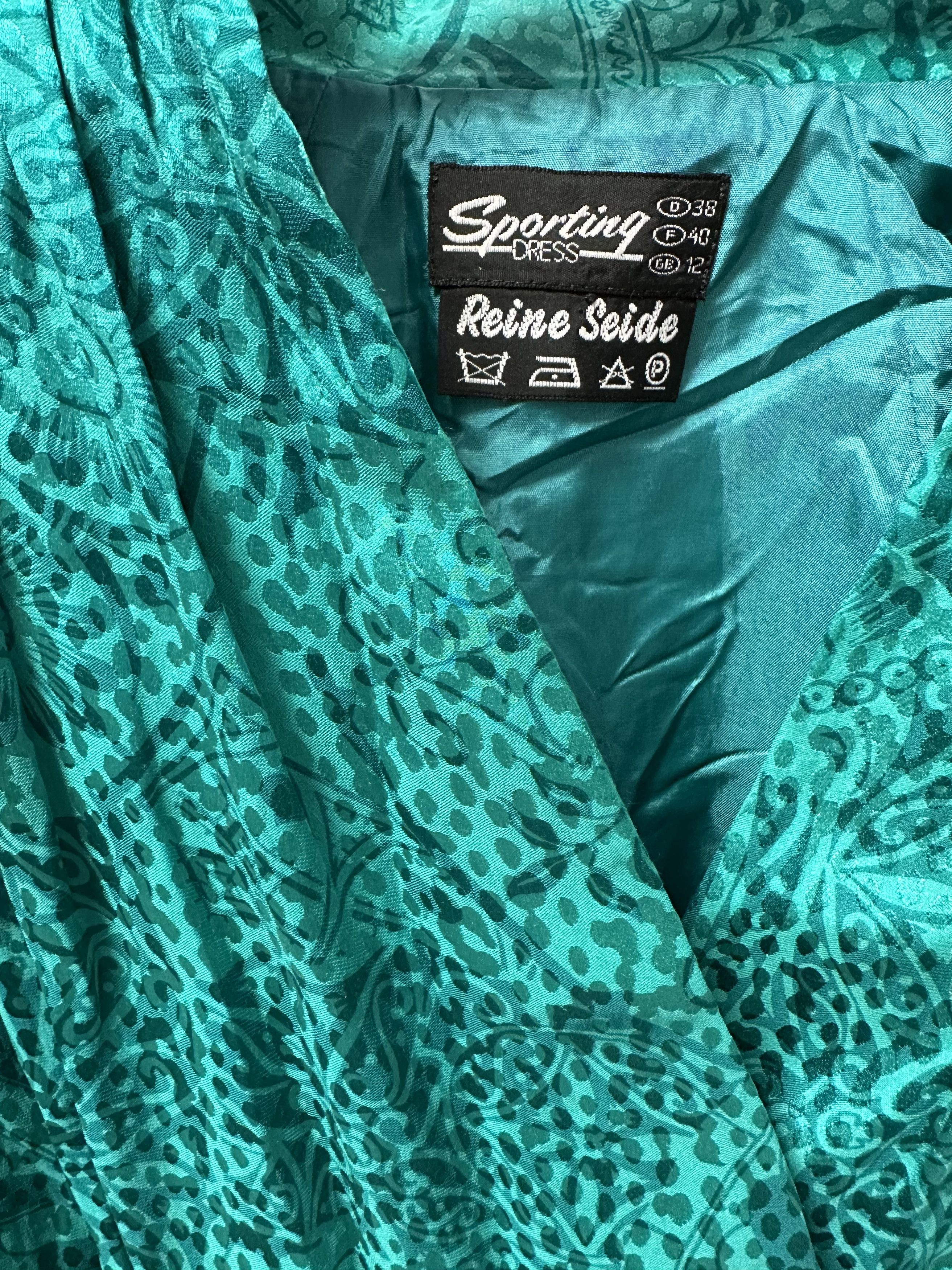 Vintage Vintage silk -seide dress Size M / US 6-8 / IT 42-44 - 3 Thumbnail