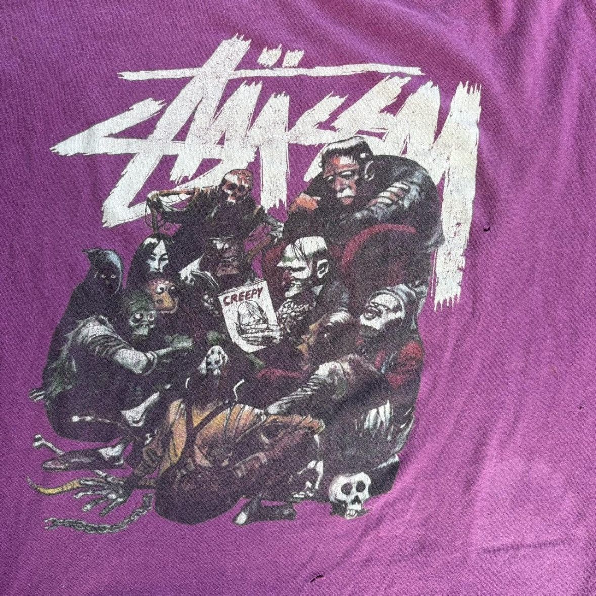 Stussy Stussy Creep Graphic Tee Size US XL / EU 56 / 4 - 6 Thumbnail