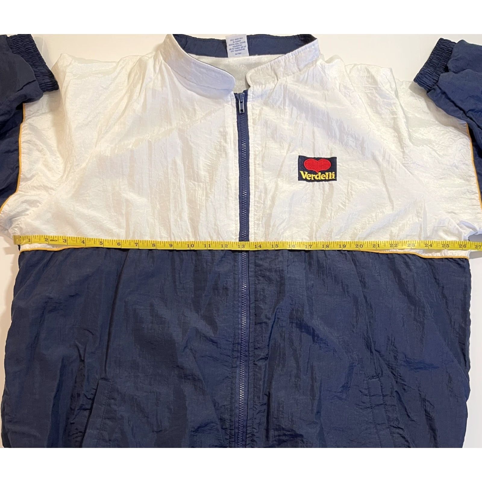 Vintage VINTAGE The Victor Jacket Windbreaker Mens XL Blue Nylon Geometric Full Zip USA Windbreaker, Casual, Travel, Winter, Fall, Spring, Summer, Hiking Size US XL / EU 56 / 4 - 6 Thumbnail