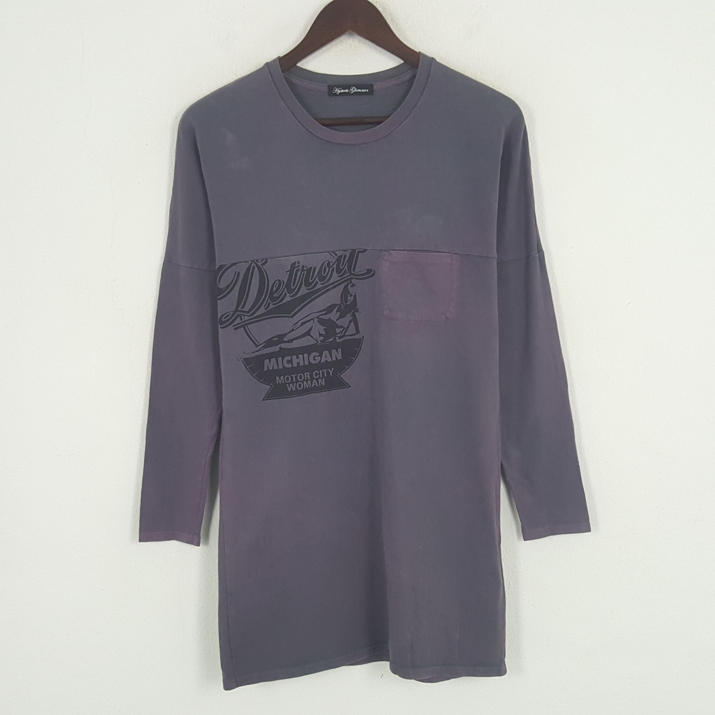 Hysteric Glamour × Japanese Brand × Vintage Vintage Hysteric Detroit Michigan Motor City Woman Tshirt Size M / US 6-8 / IT 42-44 - 1 Thumbnail