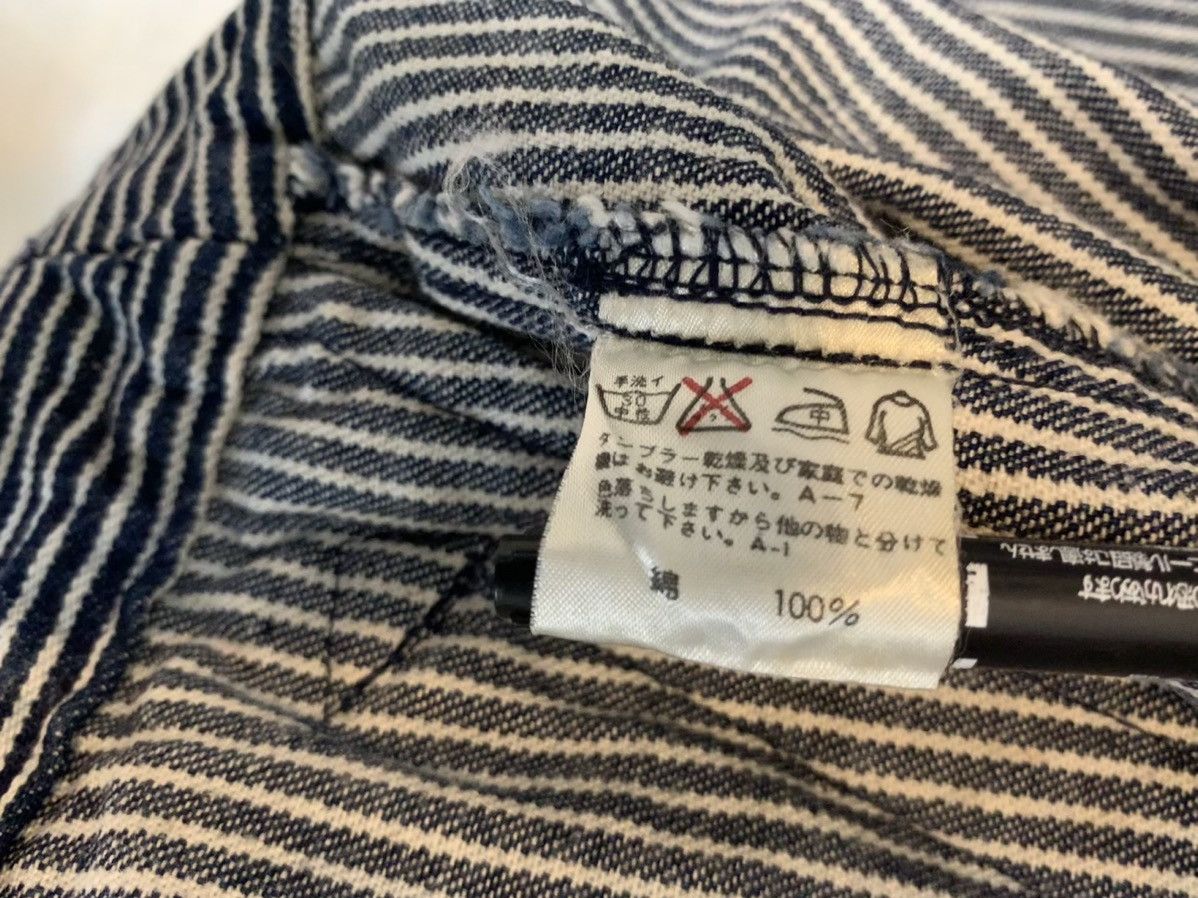 Issey Miyake Vintage Issey Miyake Hickory Stripe Asymemetrical Jacket Size US M / EU 48-50 / 2 - 6 Thumbnail