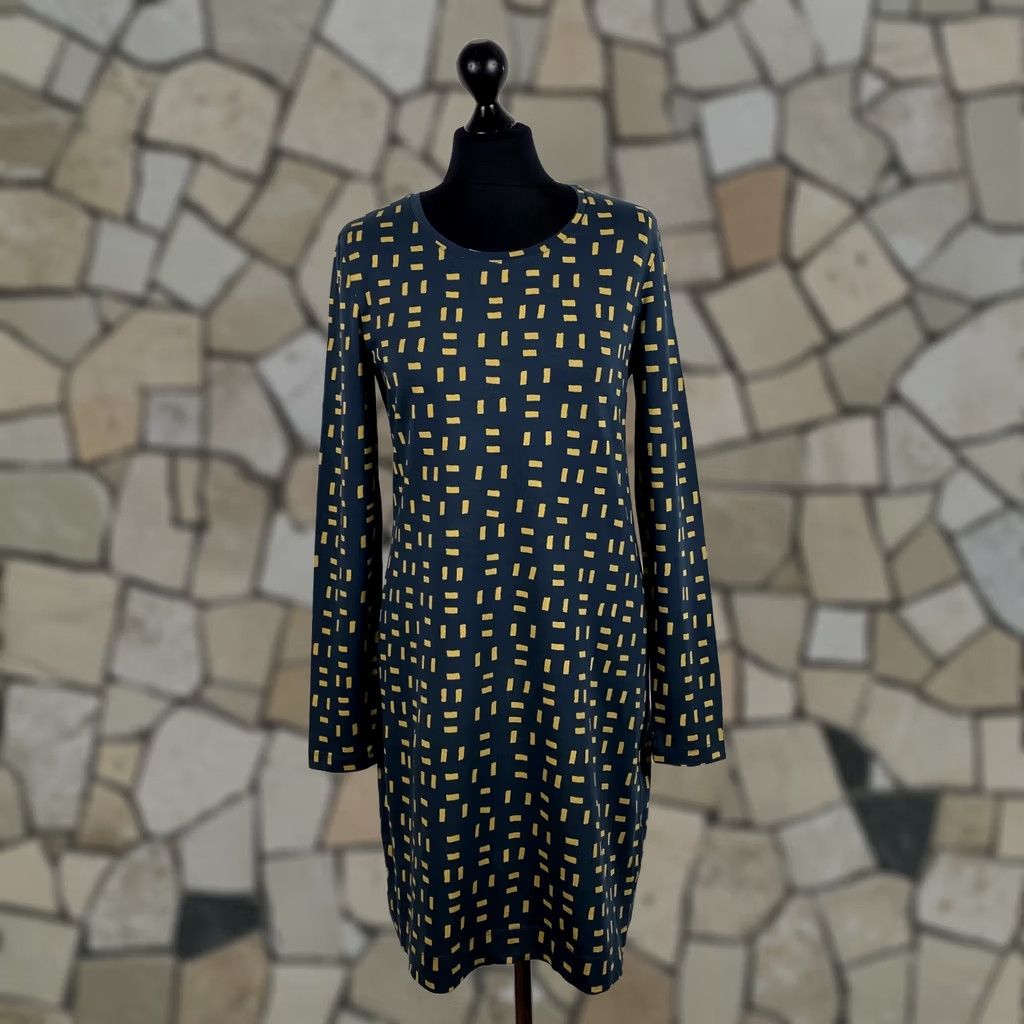 Marimekko Marimekko Dress Women L Midi Multicoloured A-Line 100% Genuine fashion Ladies Womens 90s Style Size L / US 10 / IT 46 - 1 Thumbnail