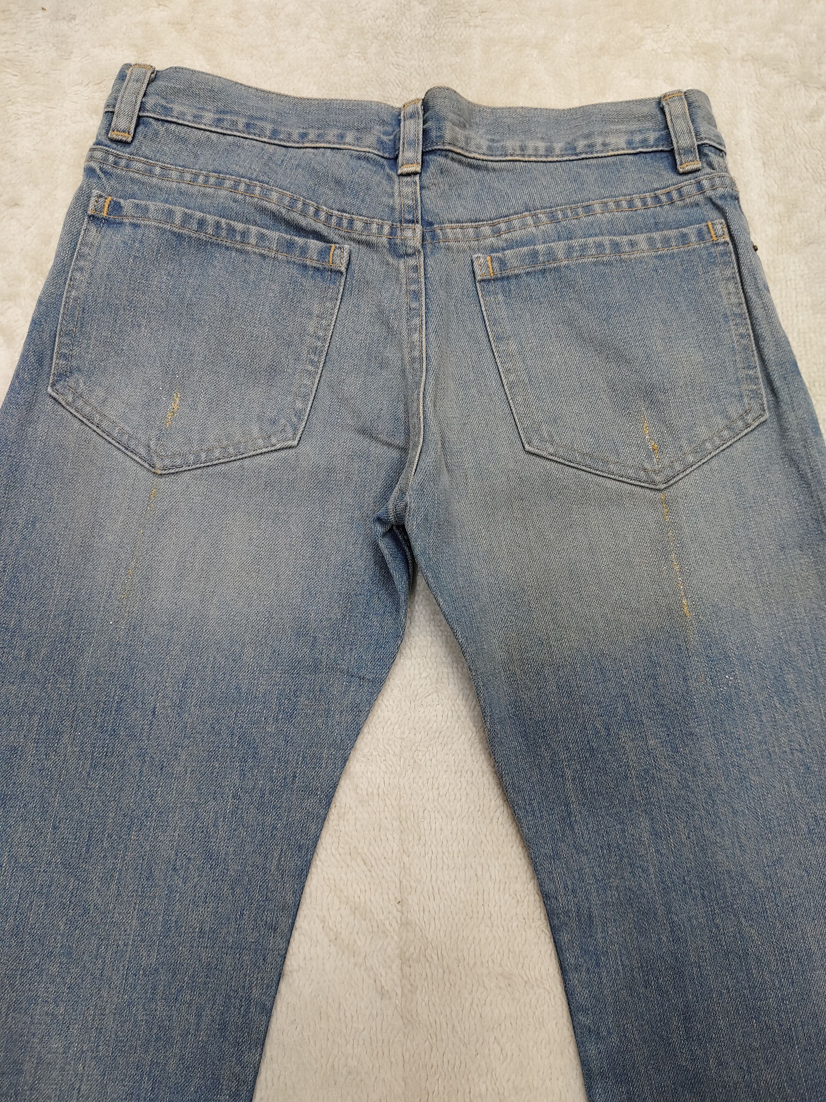 Tsumori Chisato 🇯🇵 Tsumori Chisato 🇯🇵 Gold Metalic Painted Jeans Size 30" / US 8 / IT 44 - 4 Thumbnail