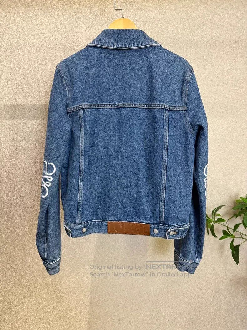 Loewe Loewe Classic Logo Embroidered Denim Jacket Size XS / US 0-2 / IT 36-38 - 2 Thumbnail