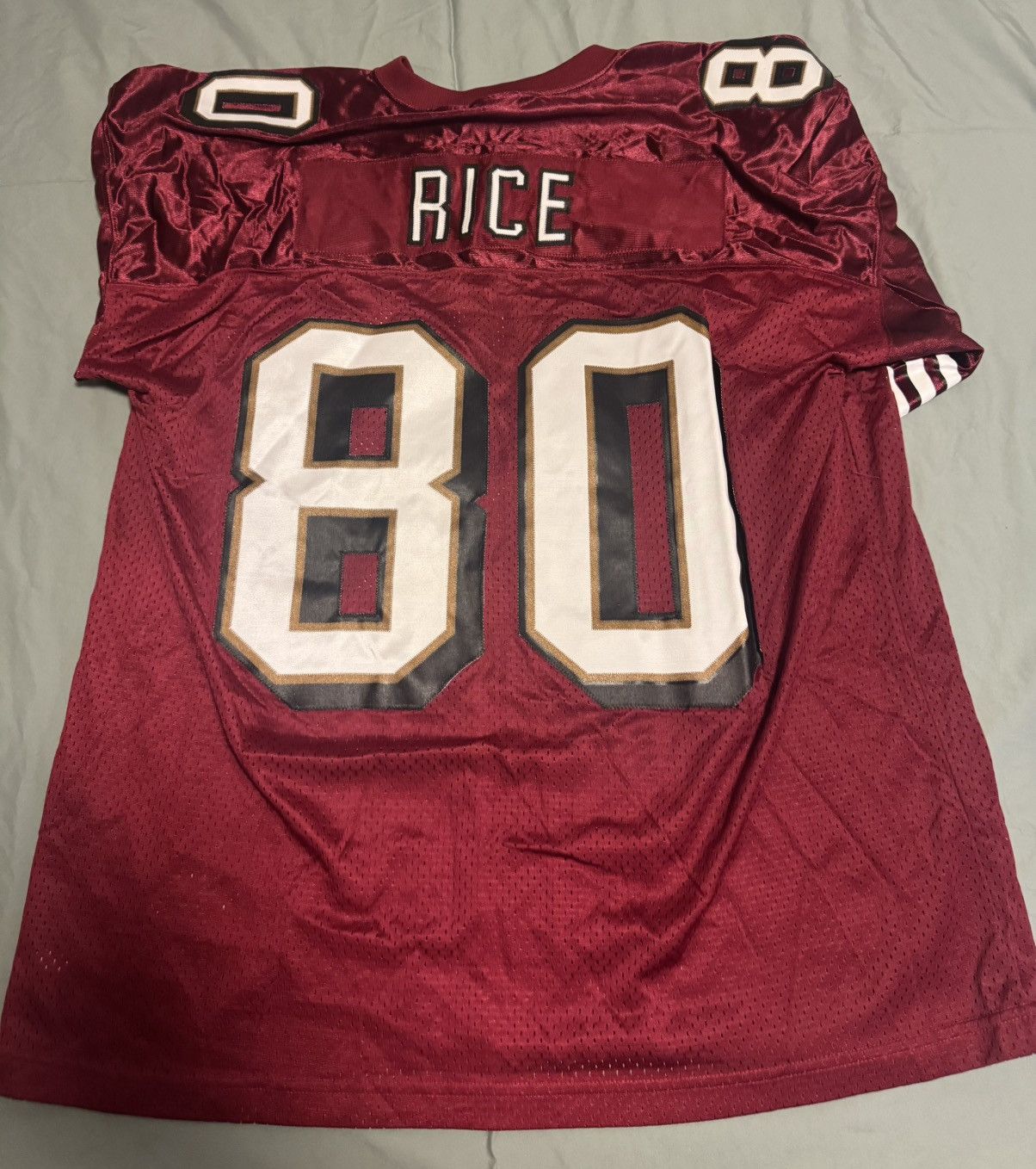 Starter SF 49ers Size 2XL Starter Jerry Rice Jersey QB Club Patch Size US XXL / EU 58 / 5 - 7 Thumbnail