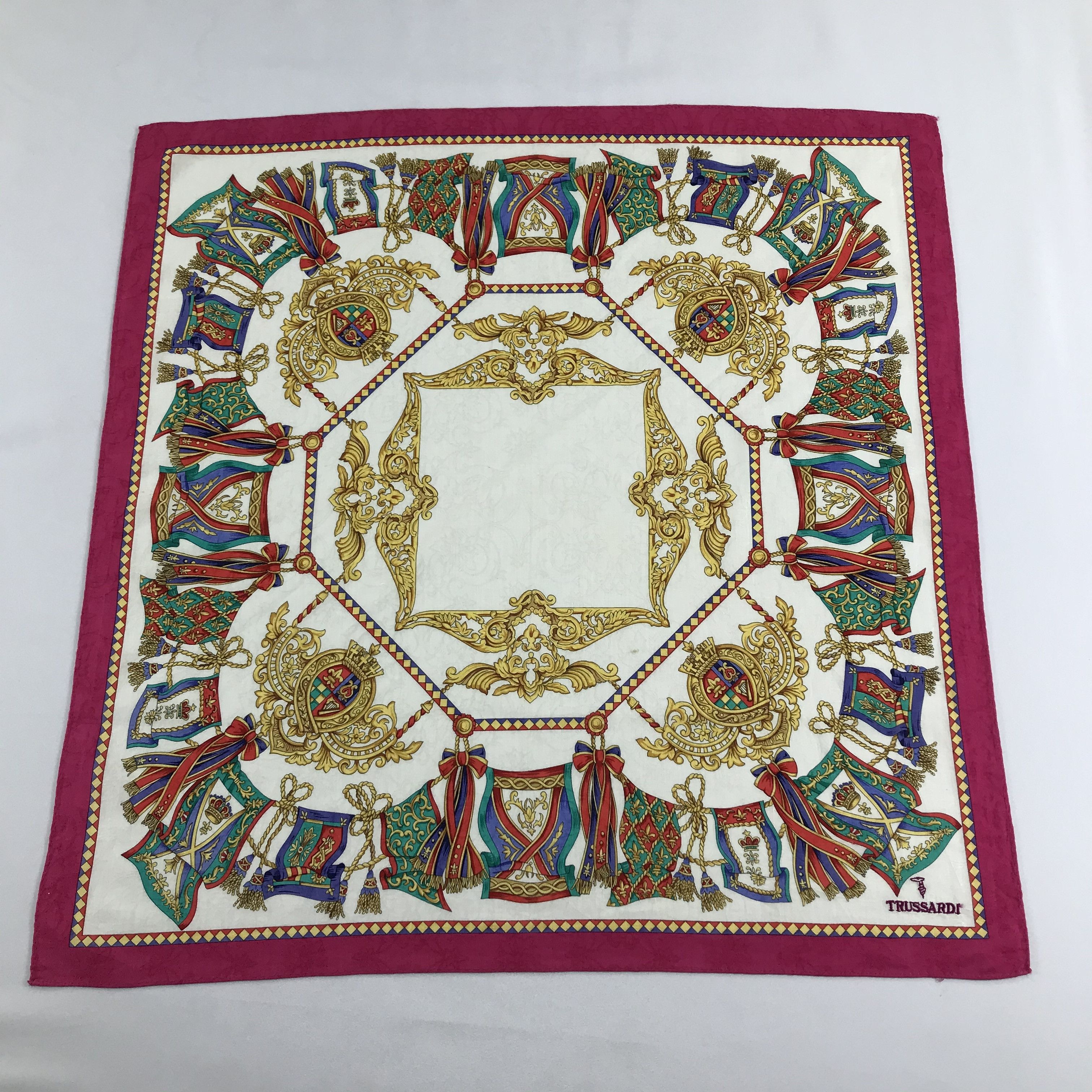 Trussardi Trussardi Handkerchief Neckerchief Bandana H1130 Size ONE SIZE - 1 Thumbnail