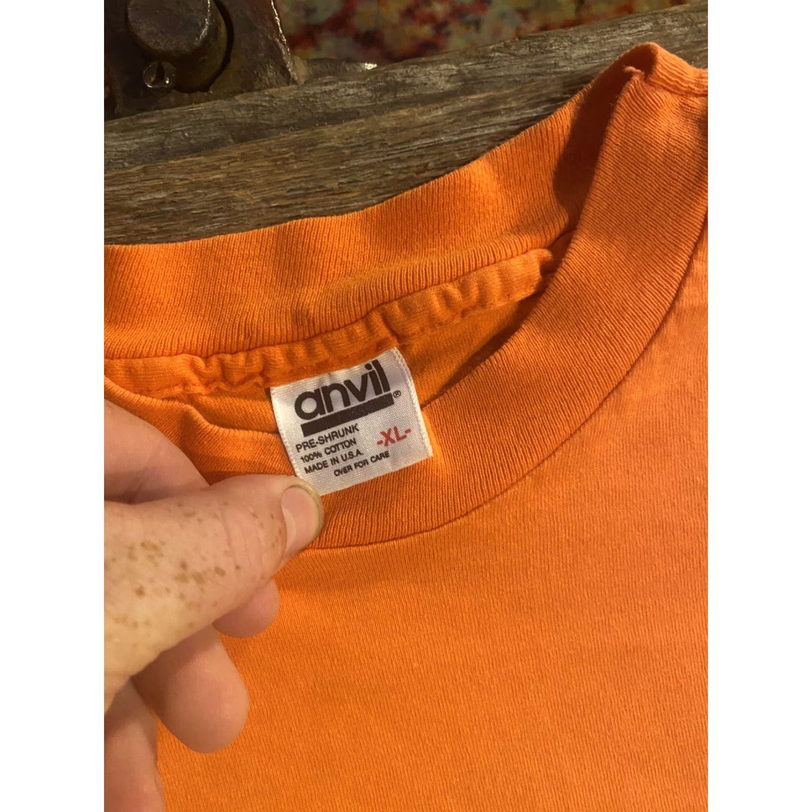 Vintage VINTAGE UBUR Short Sleeve Shirt Music Band Concert Fish Single Stitch XL Orange Cotton Crew Neck Men’s T-Shirt Size US XL / EU 56 / 4 - 5 Thumbnail