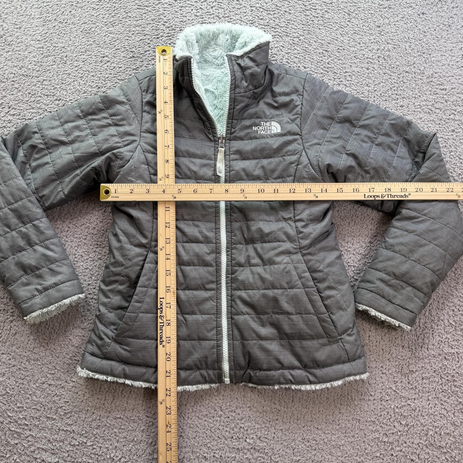 The North Face Girls The North Face Reversible Puffer Jacket Sherpa M 10/12 Size L / US 10 / IT 46 - 3 Thumbnail