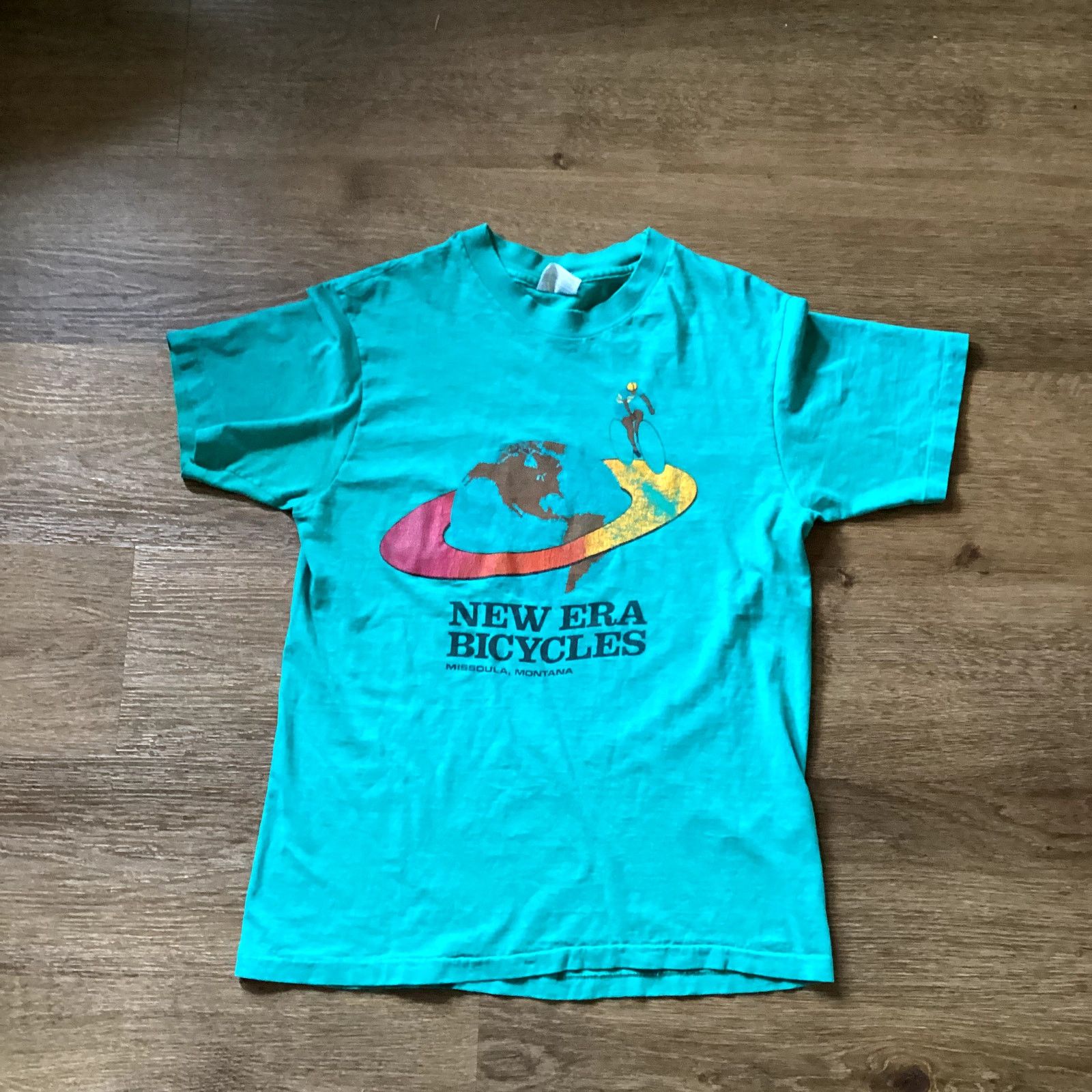 Hanes 90s Cycling Tee shirt Size US M / EU 48-50 / 2 - 1 Thumbnail