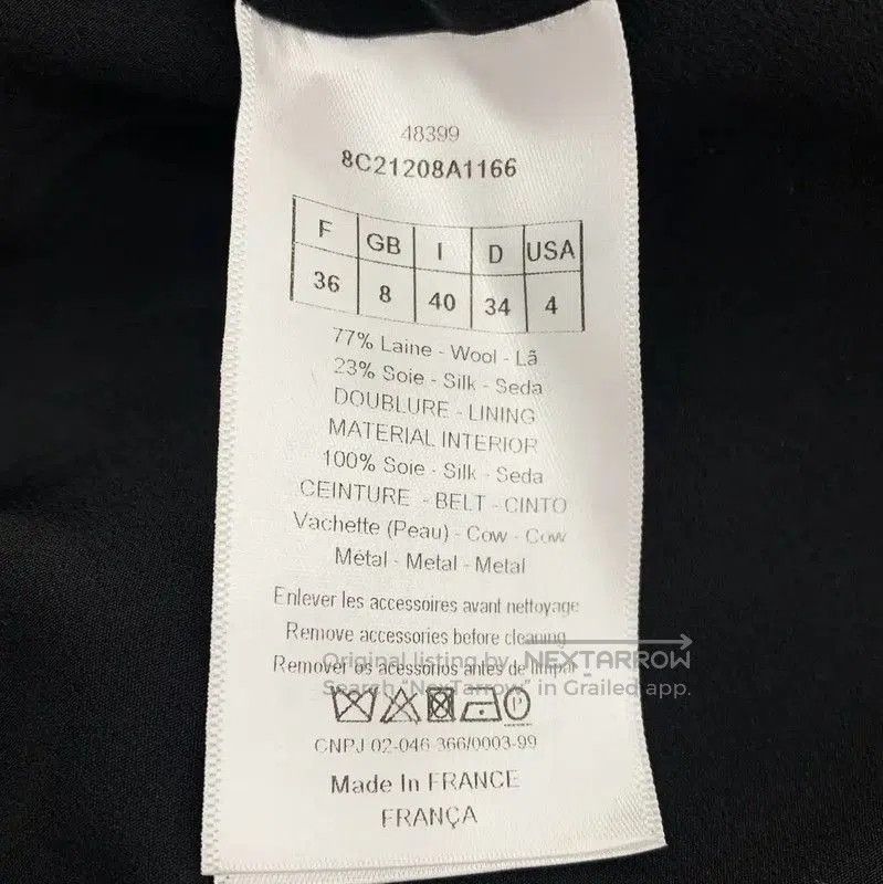 Dior Dior Black Wool Women's Jacket XS Size . Size XS / US 0-2 / IT 36-38 - 6 Thumbnail