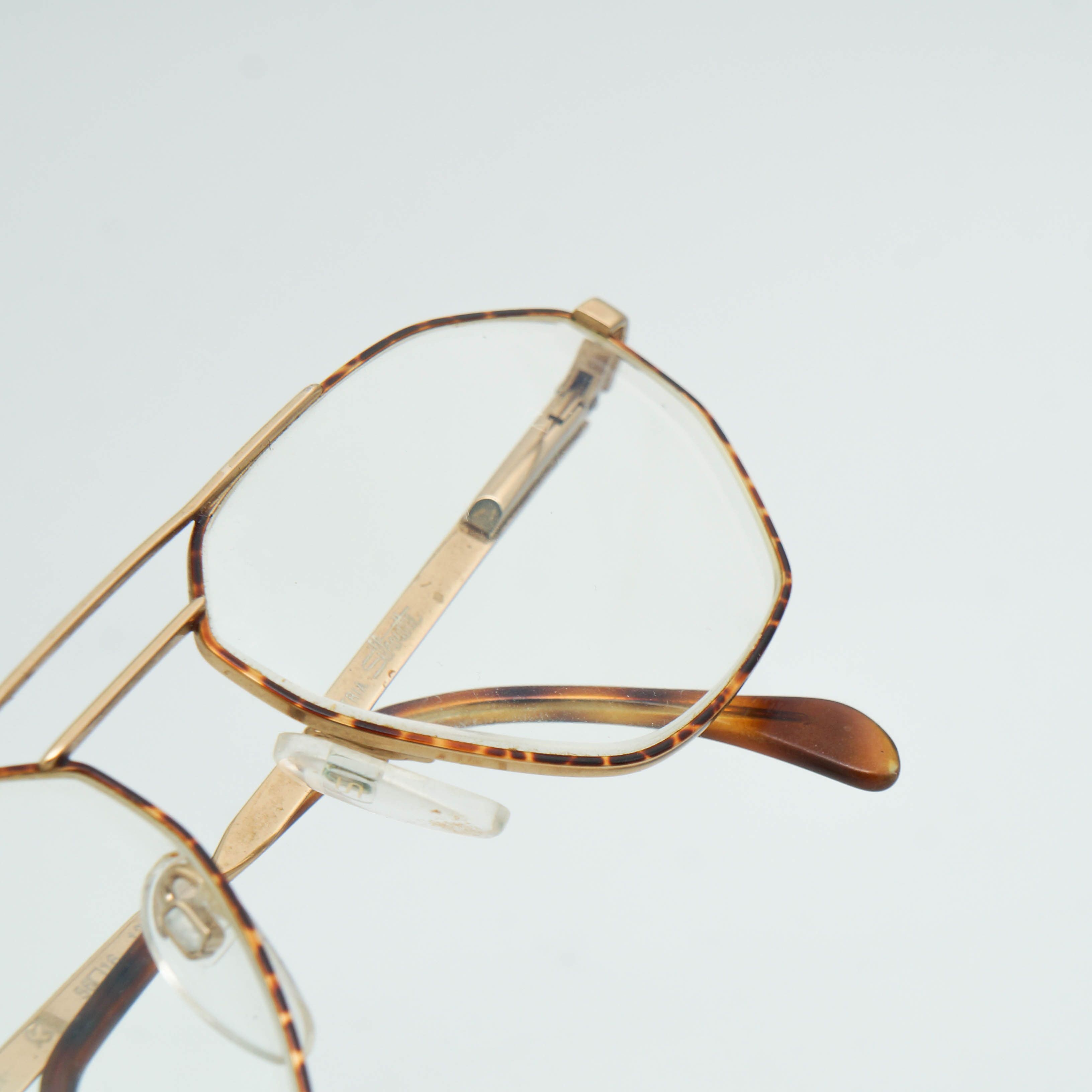Silhouette Silhouette M7178 Gold Metal Frame Glasses 80s Austria Size ONE SIZE - 8 Thumbnail