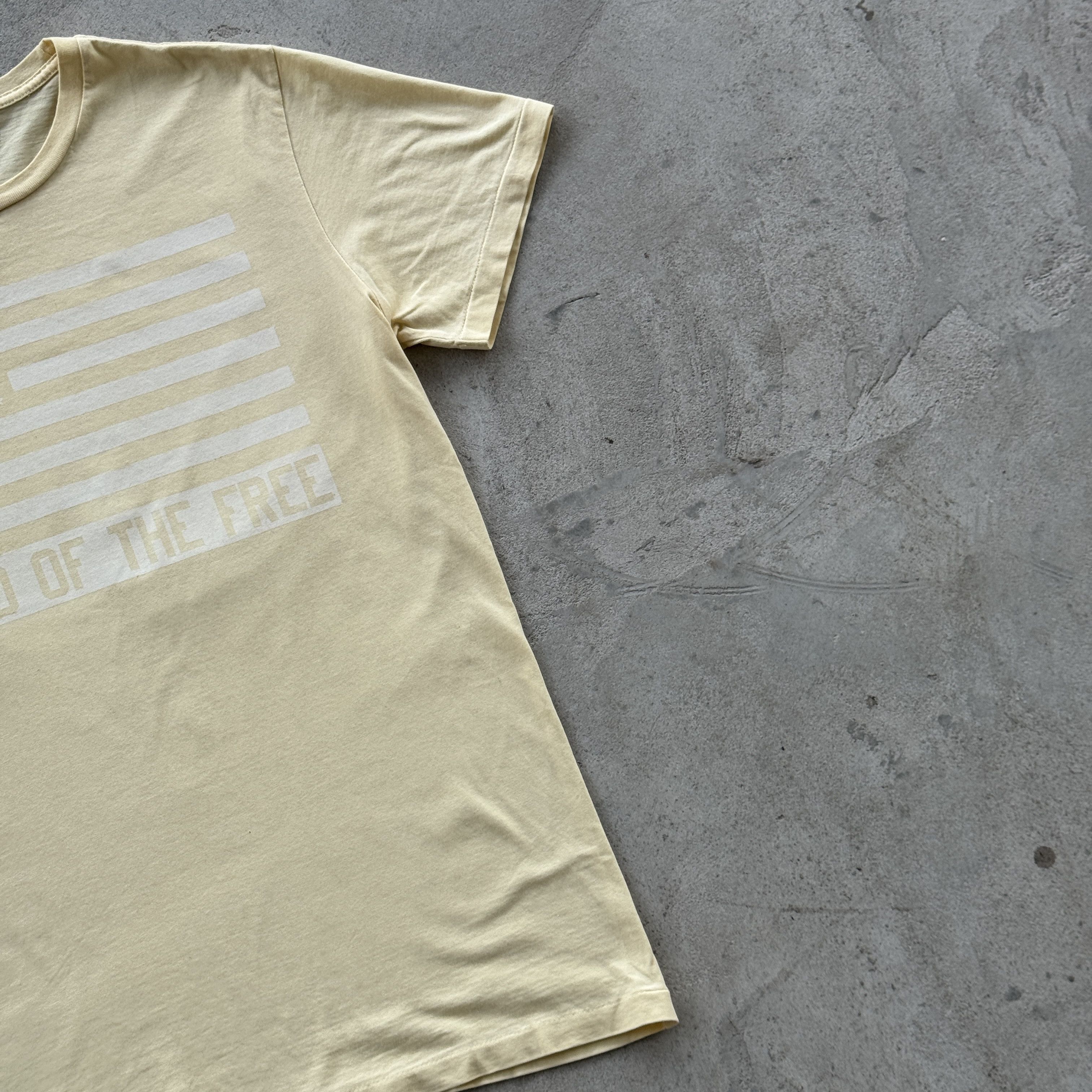 Denim & Supply Ralph Lauren Denim Supply Ralph Lauren American Flag Graphic Tee Yellow M Size US M / EU 48-50 / 2 - 2 Thumbnail