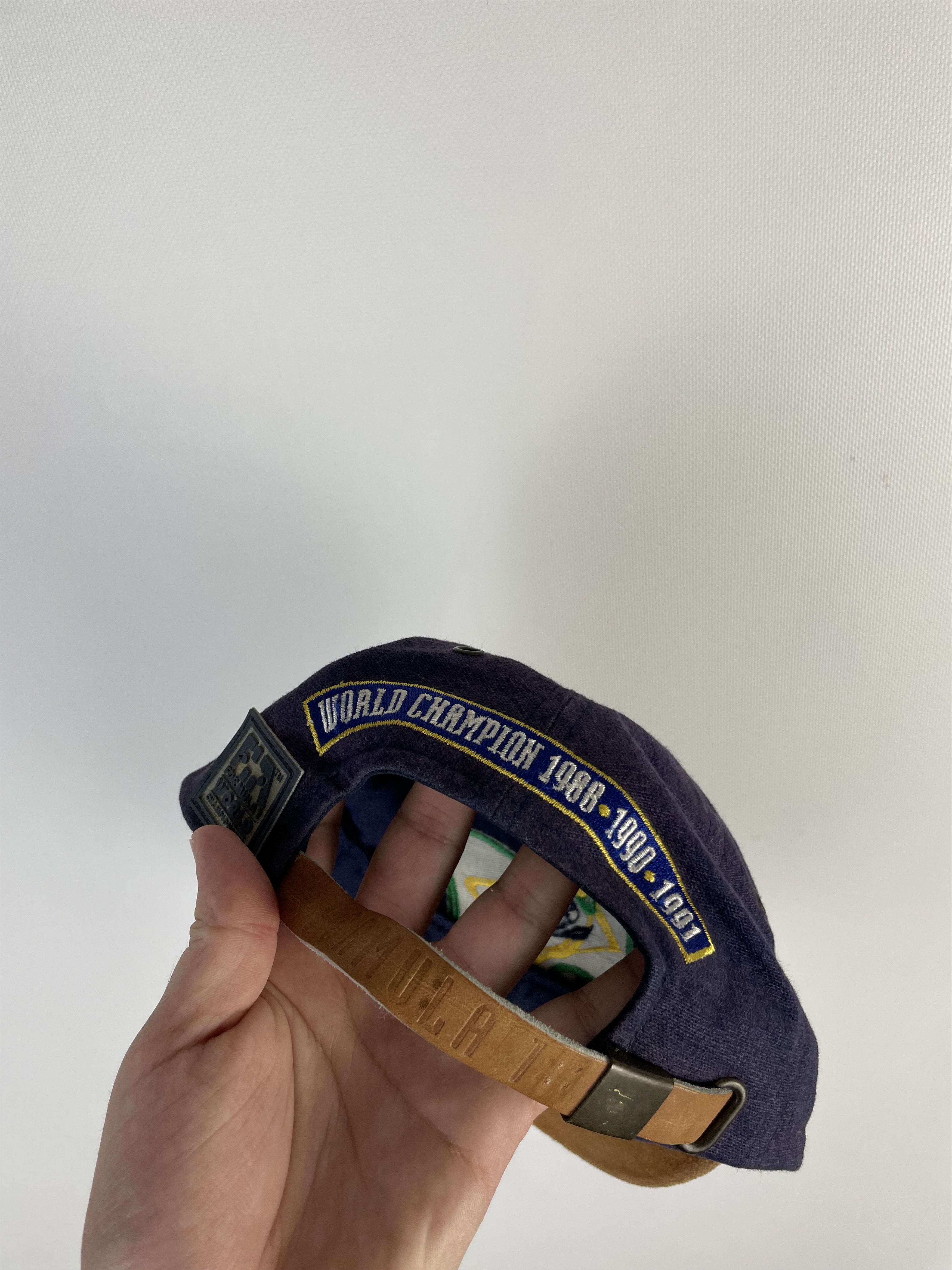 Vintage Vintage 90s Ayrton Senna Formula One Racing F1 Cap Hat Grail Size ONE SIZE - 5 Thumbnail