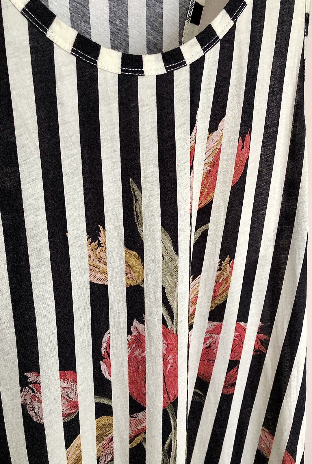 Dries Van Noten Dries Van Noten Oversized Striped Tulip Tank Size US S / EU 44-46 / 1 - 14 Thumbnail
