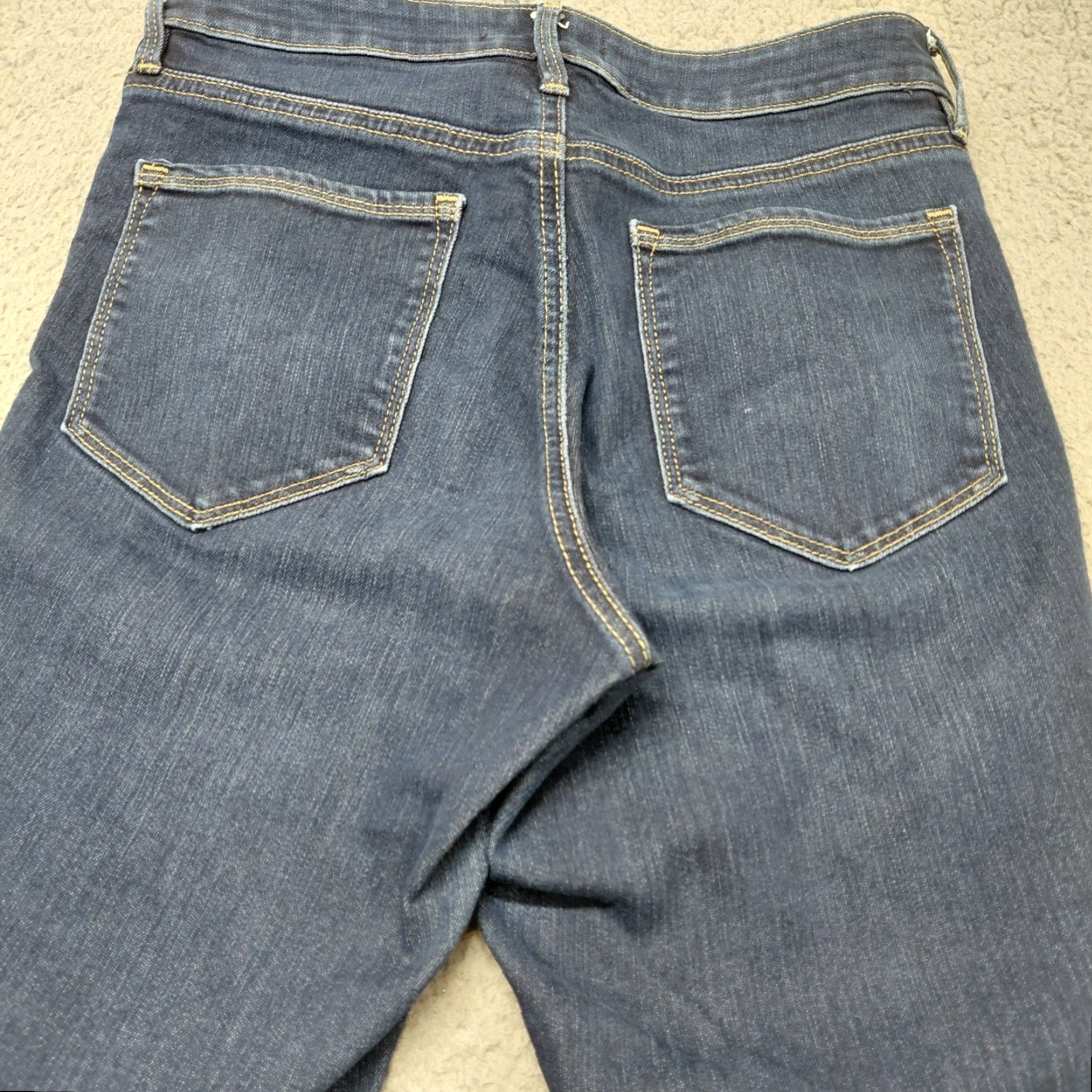 Athleta Athleta Sculptek Jeans Women’s Size 6 Blue Dark Wash Mid Rise Skinny Denim EUC Size 28" / US 6 / IT 42 - 3 Thumbnail
