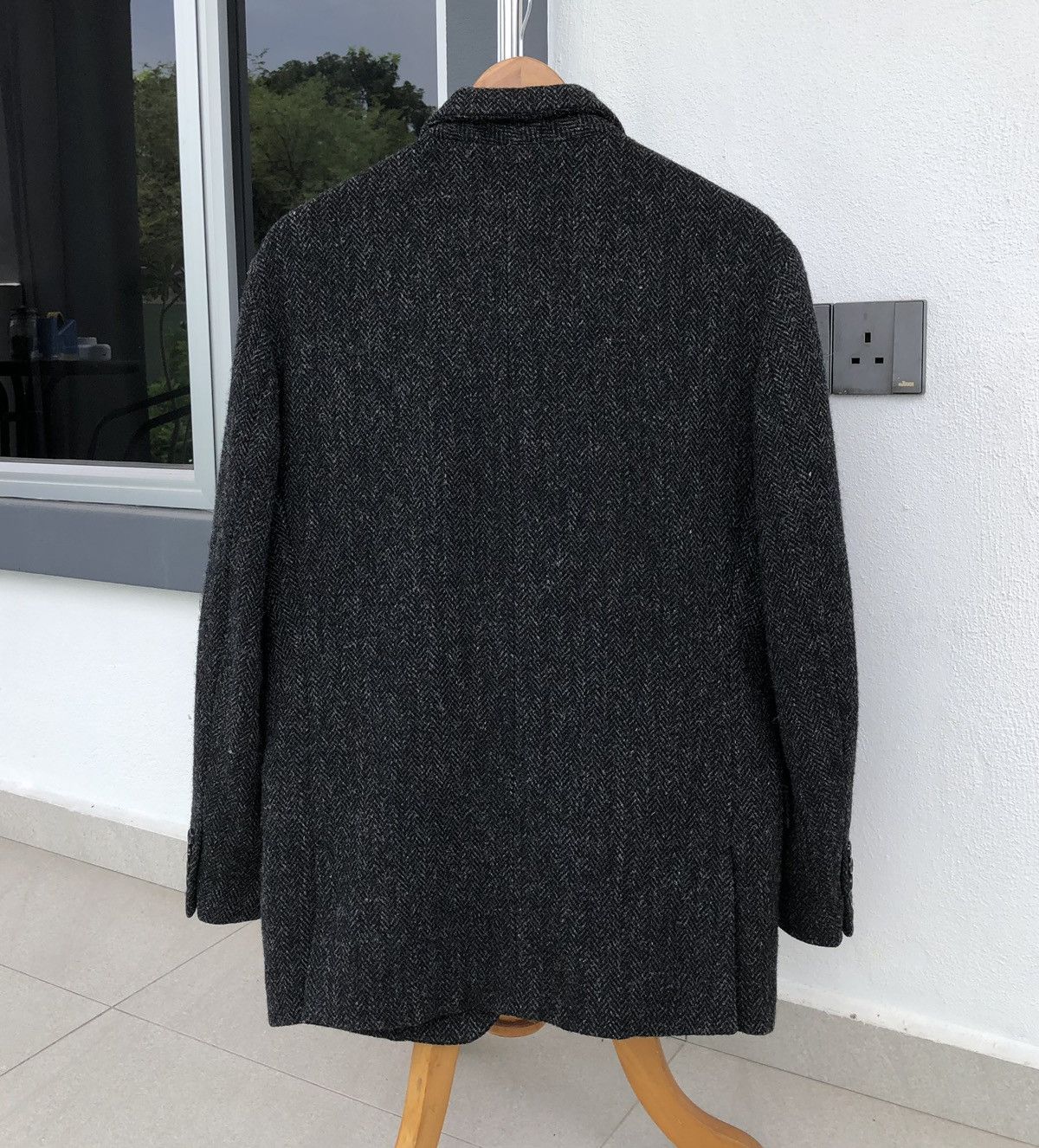 Harris Tweed Harris Tweed x AXCIKATE Wool Coat Jacket Size US M / EU 48-50 / 2 - 2 Thumbnail