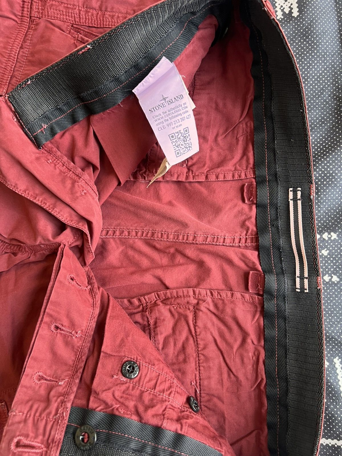 Stone Island Stone Island Type SL Cargo Shorts Red W31 pants bricks Size US 31 - 16 Thumbnail