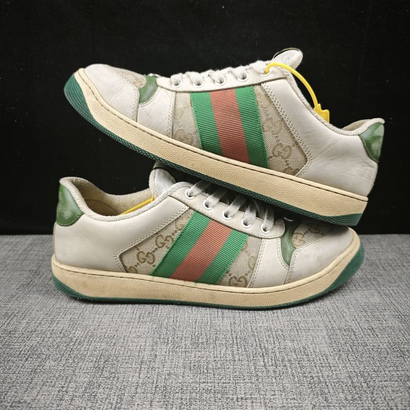 Other Gucci Screener Distressed Sneakers in Green - Size US 8 / EU 41 - 6 Thumbnail