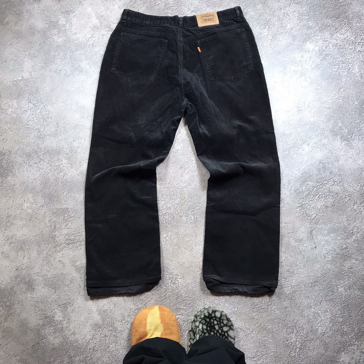 Vintage Vintage 90s Levis Baggy Distressed Black Jeans Grunge 34 Size US 34 / EU 50 - 2 Thumbnail