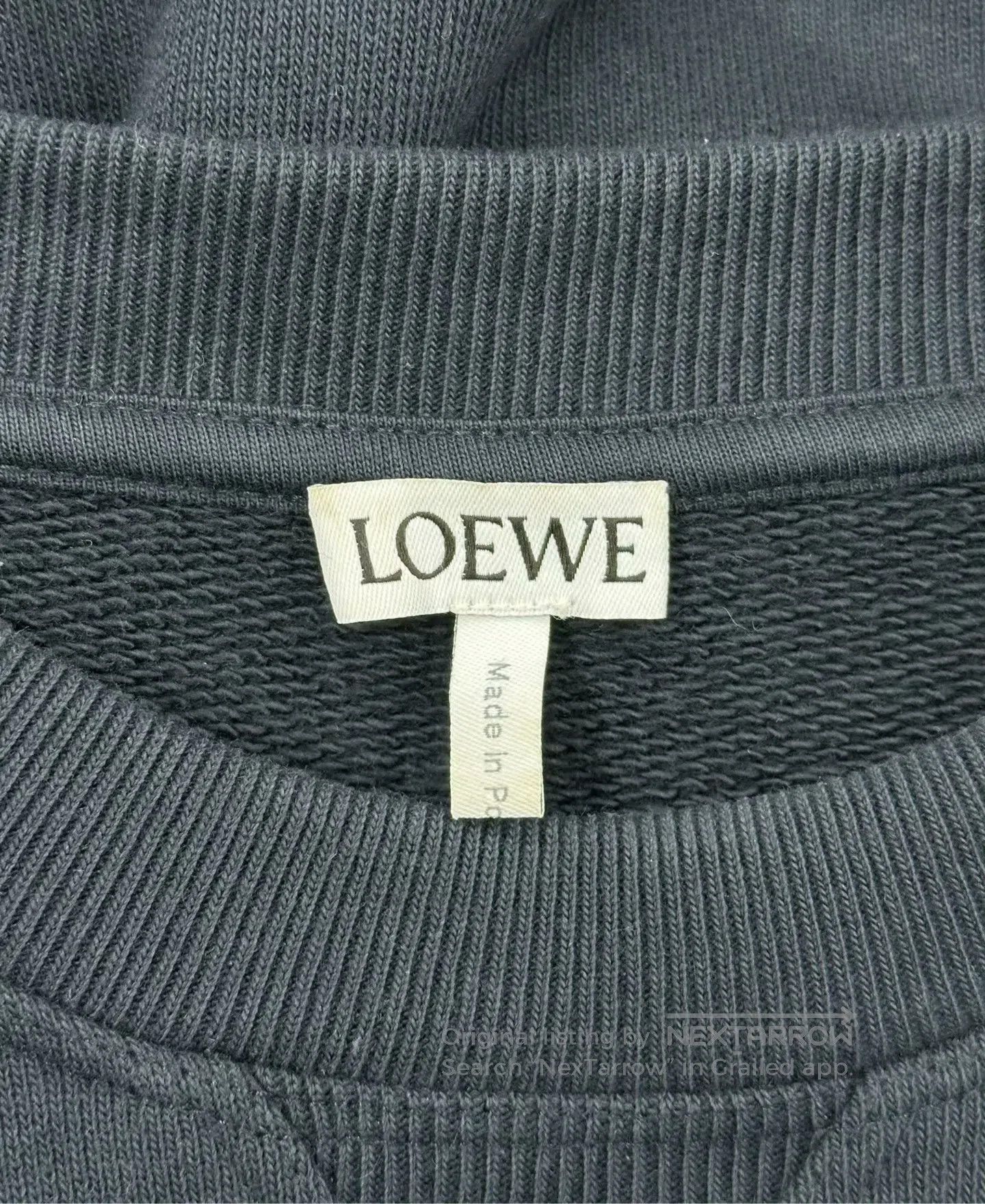 Loewe Loewe Navy Embroidered Letter Logo Sweatshirt| Size US M / EU 48-50 / 2 - 3 Thumbnail